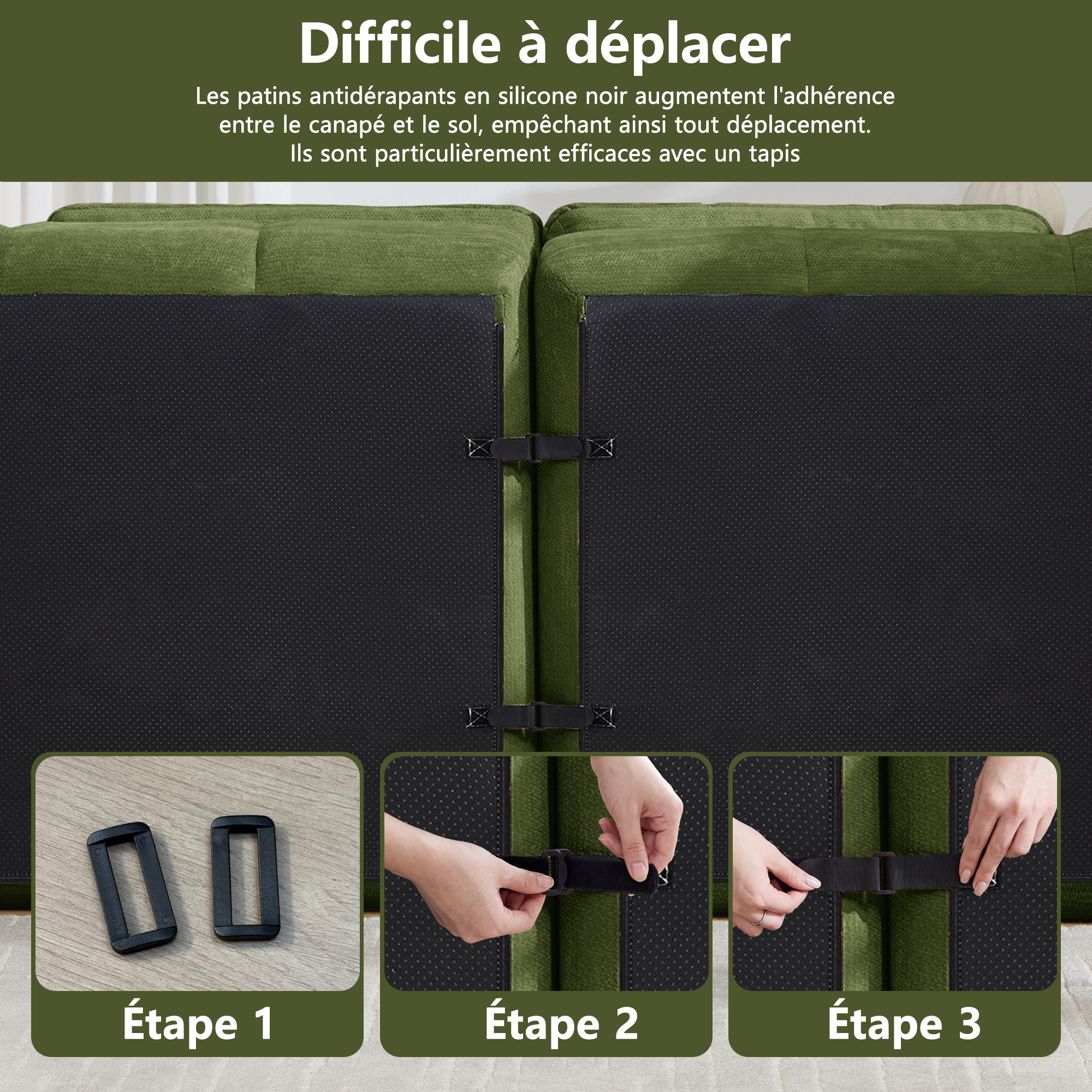 Présentation du canapé