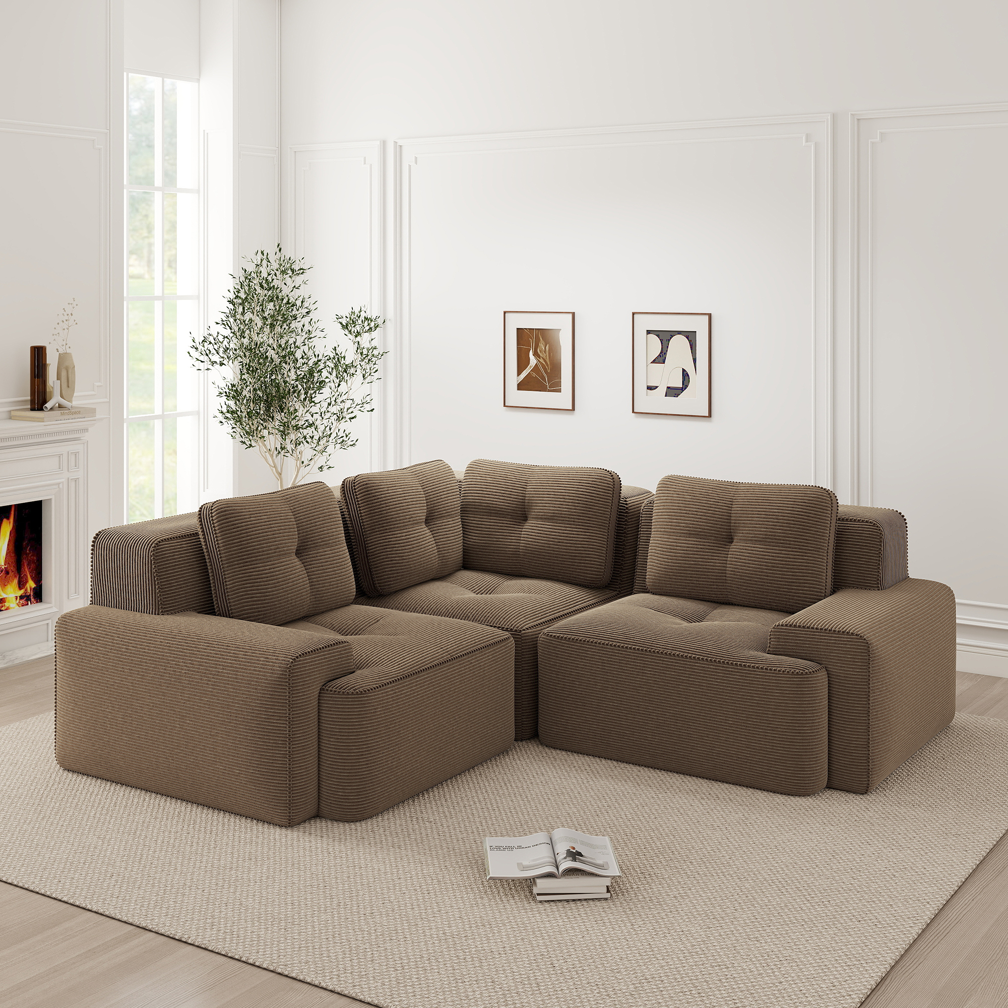Rahmenloses Sofa für das Wohnzimmer, Bürosofa, mod