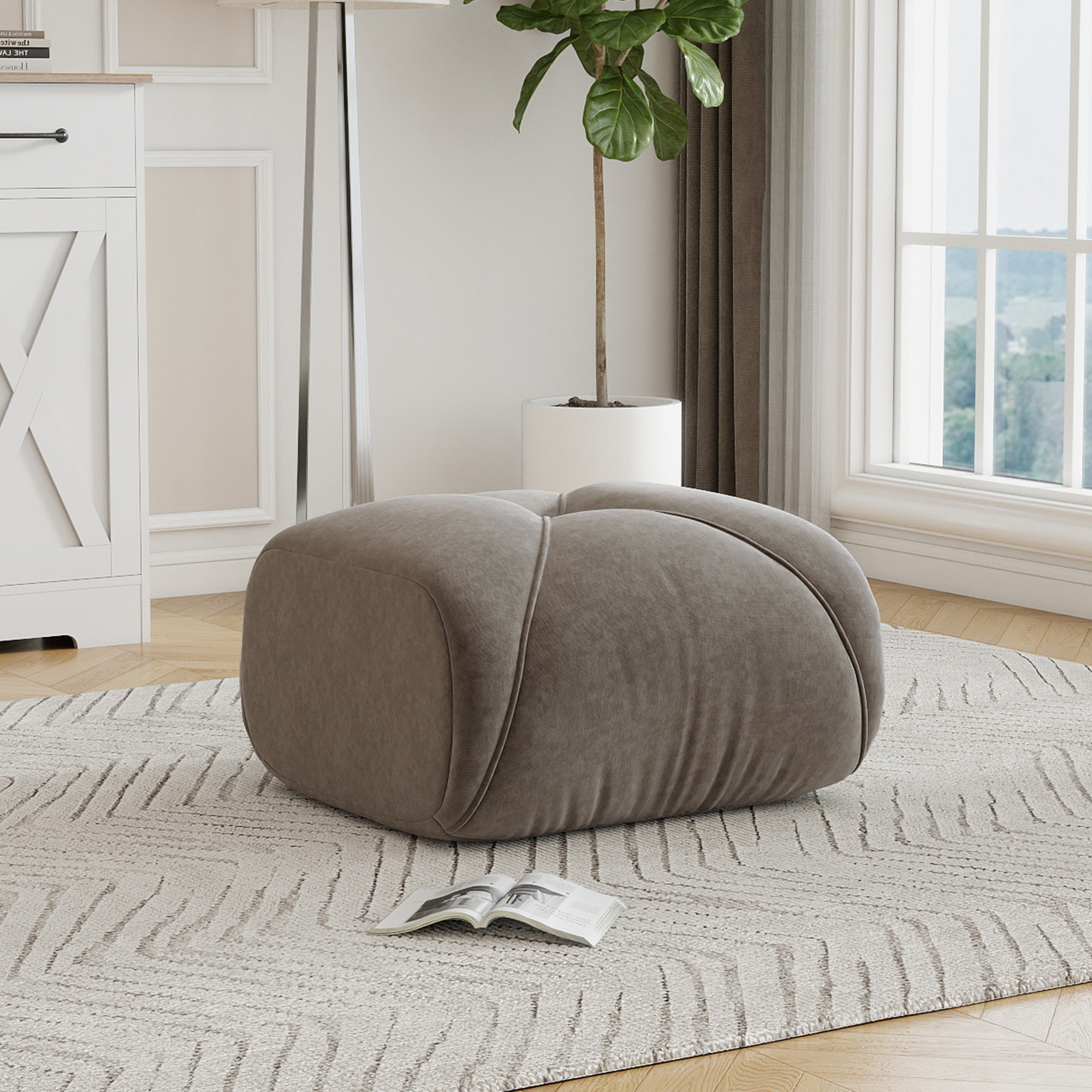 Détail du pouf