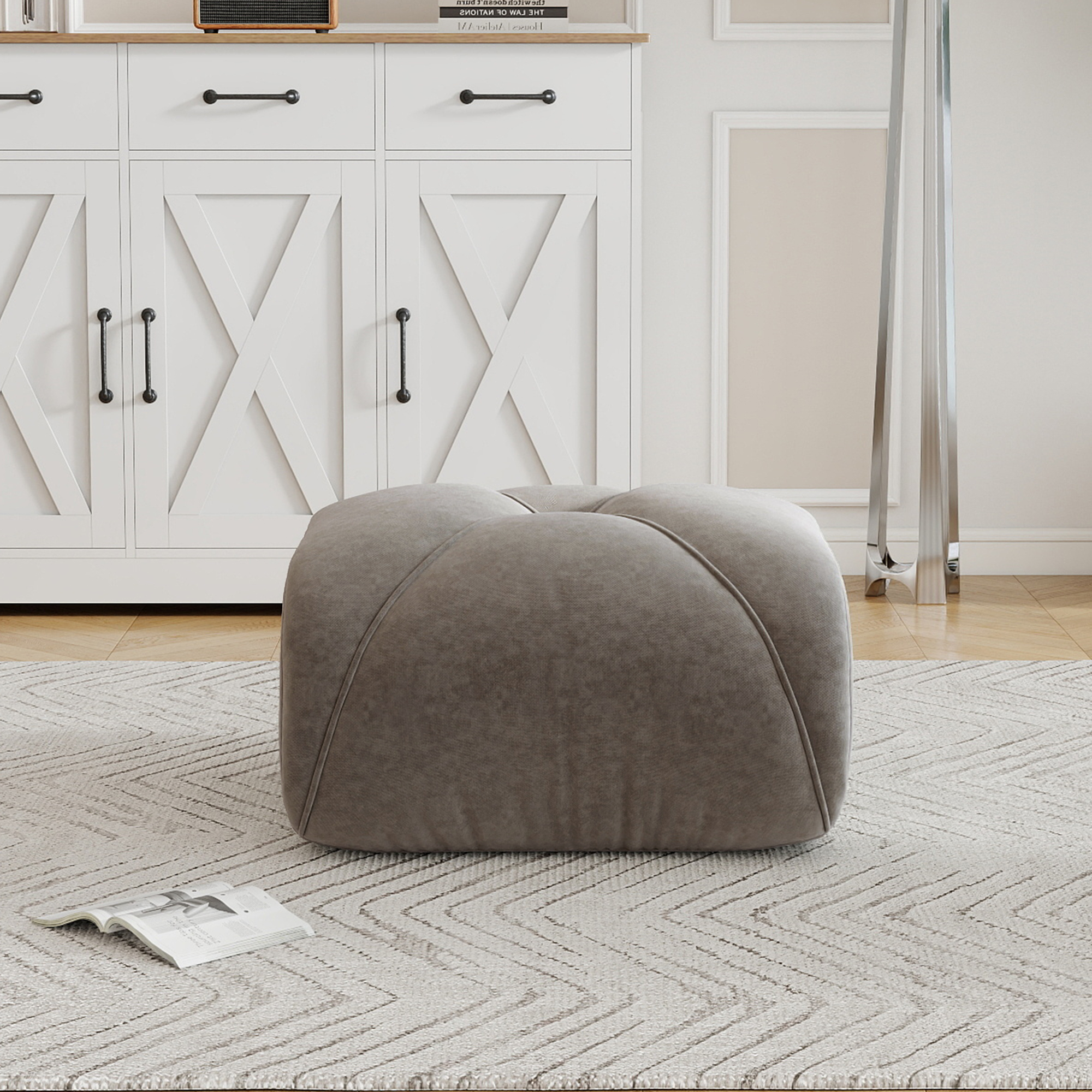 Détail du pouf