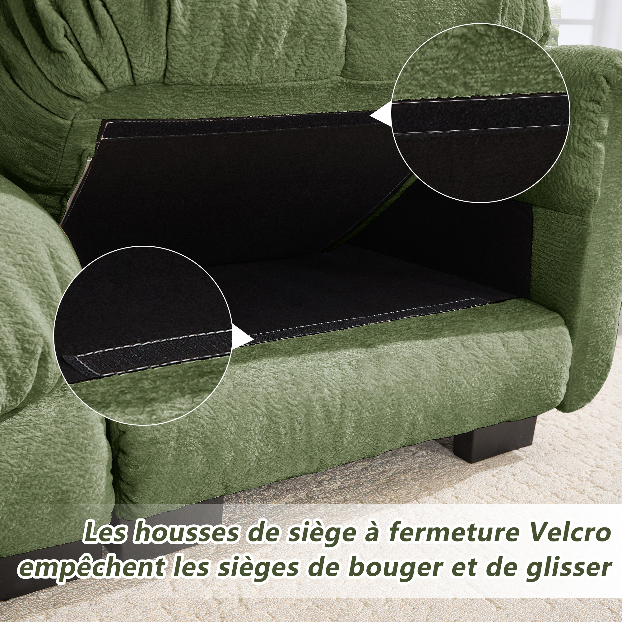 Présentation du canapé d'angle