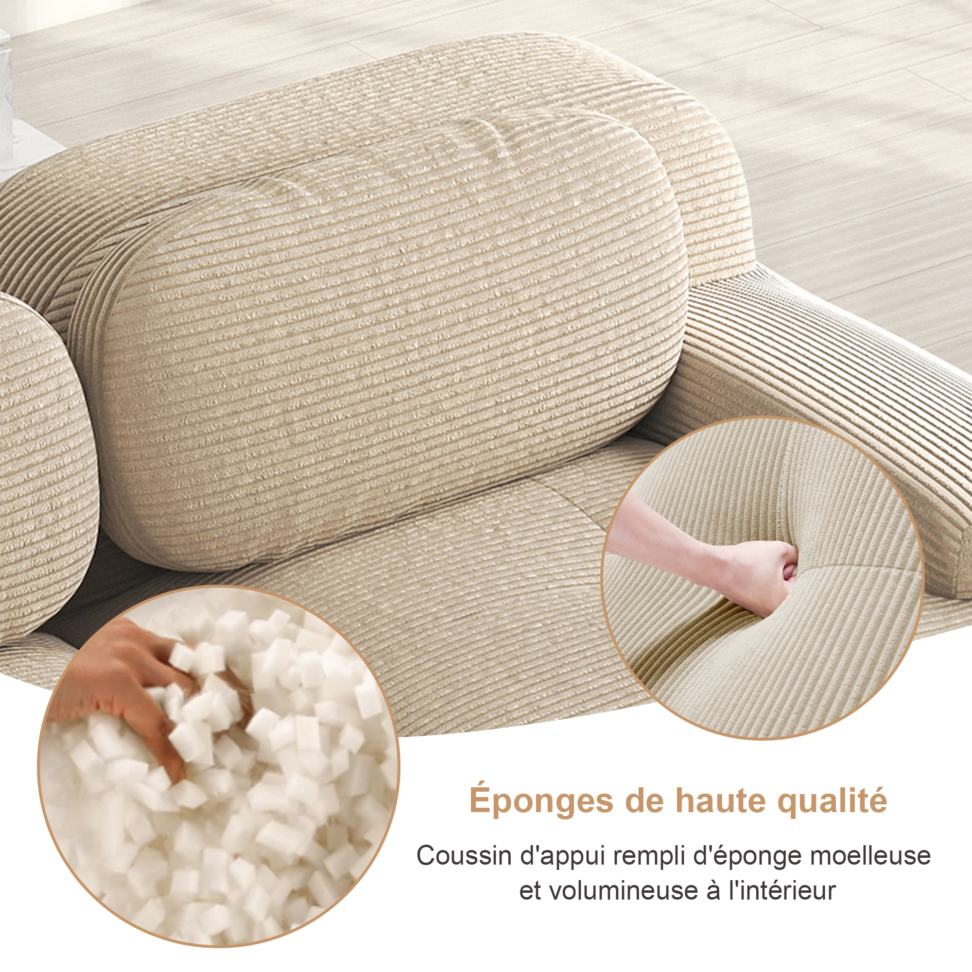 Présentation du canapé
