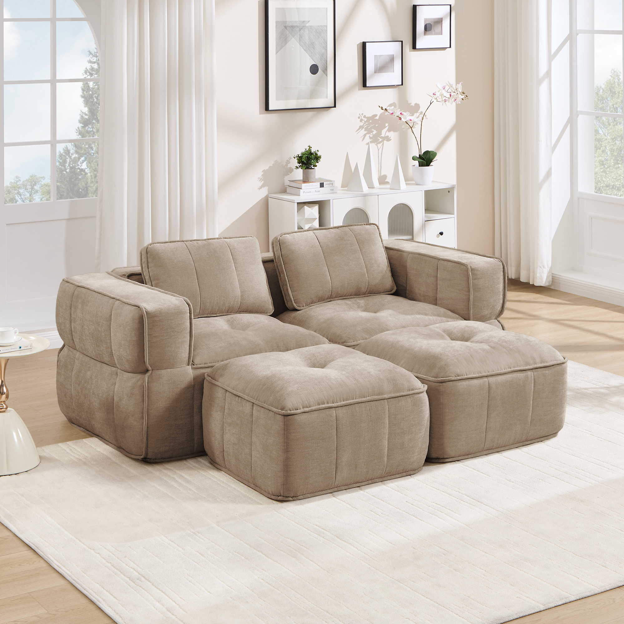 Canapé modulaire Sable - visuel 1