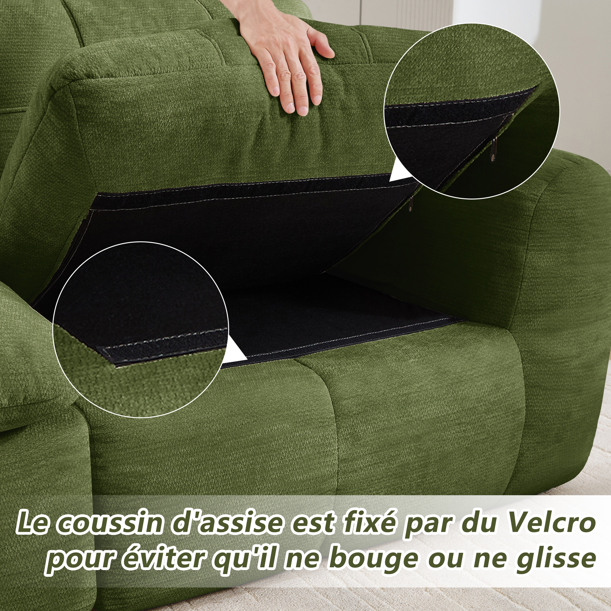 Détail du canapé
