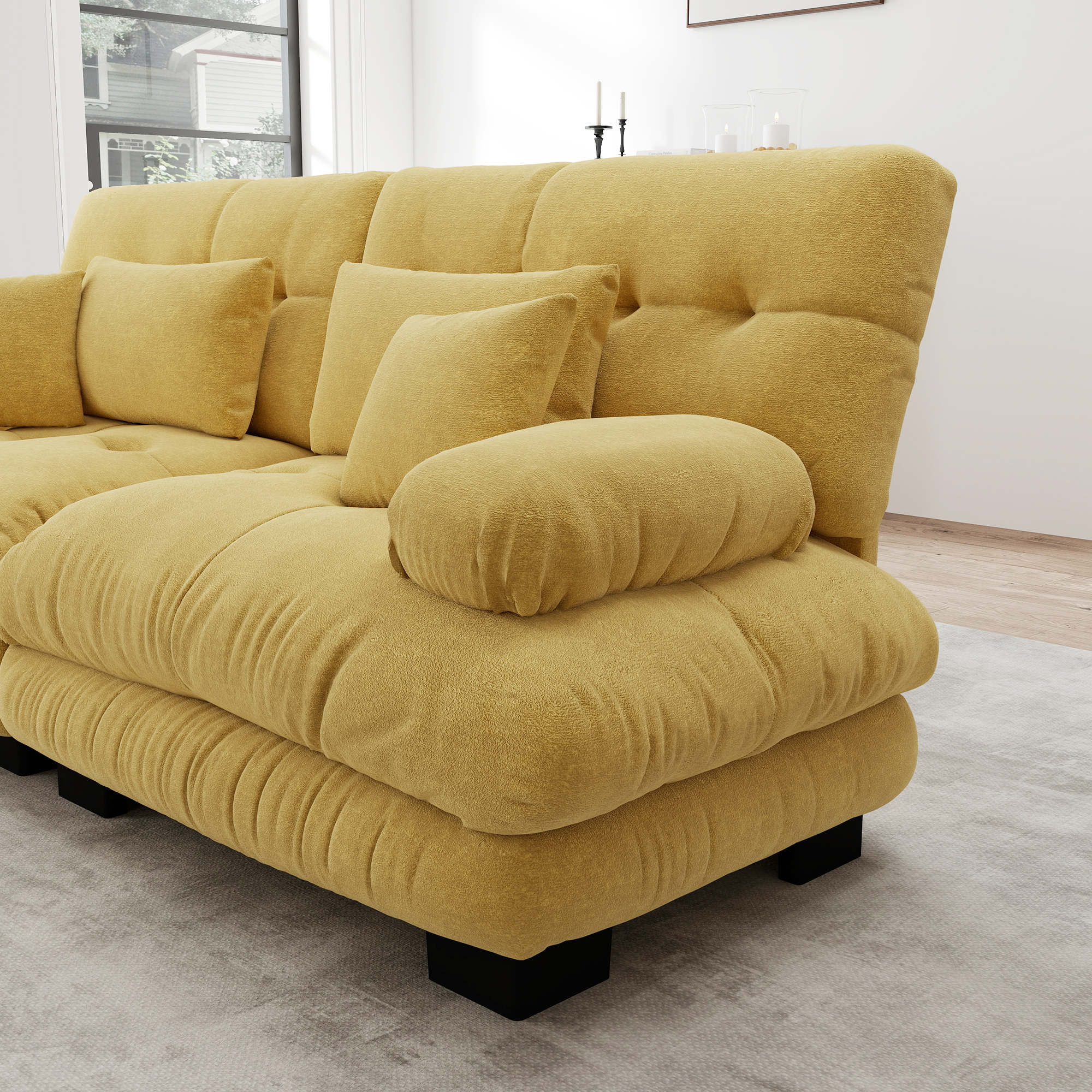 Canapé chenille, vue 5