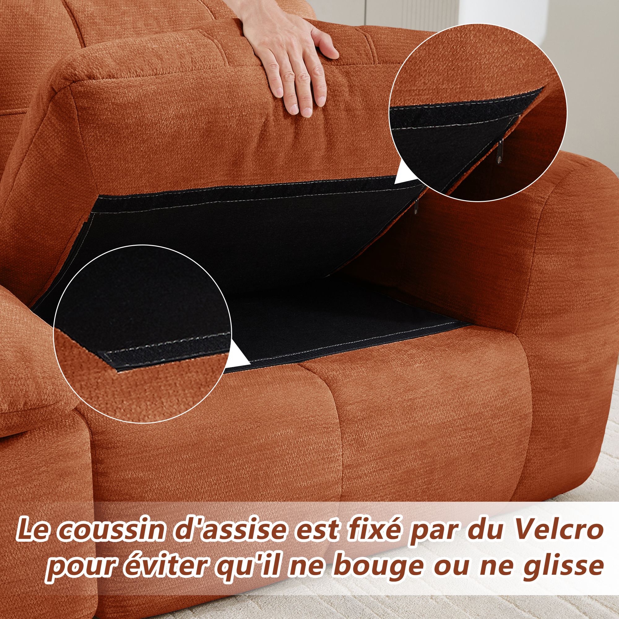Détail du canapé