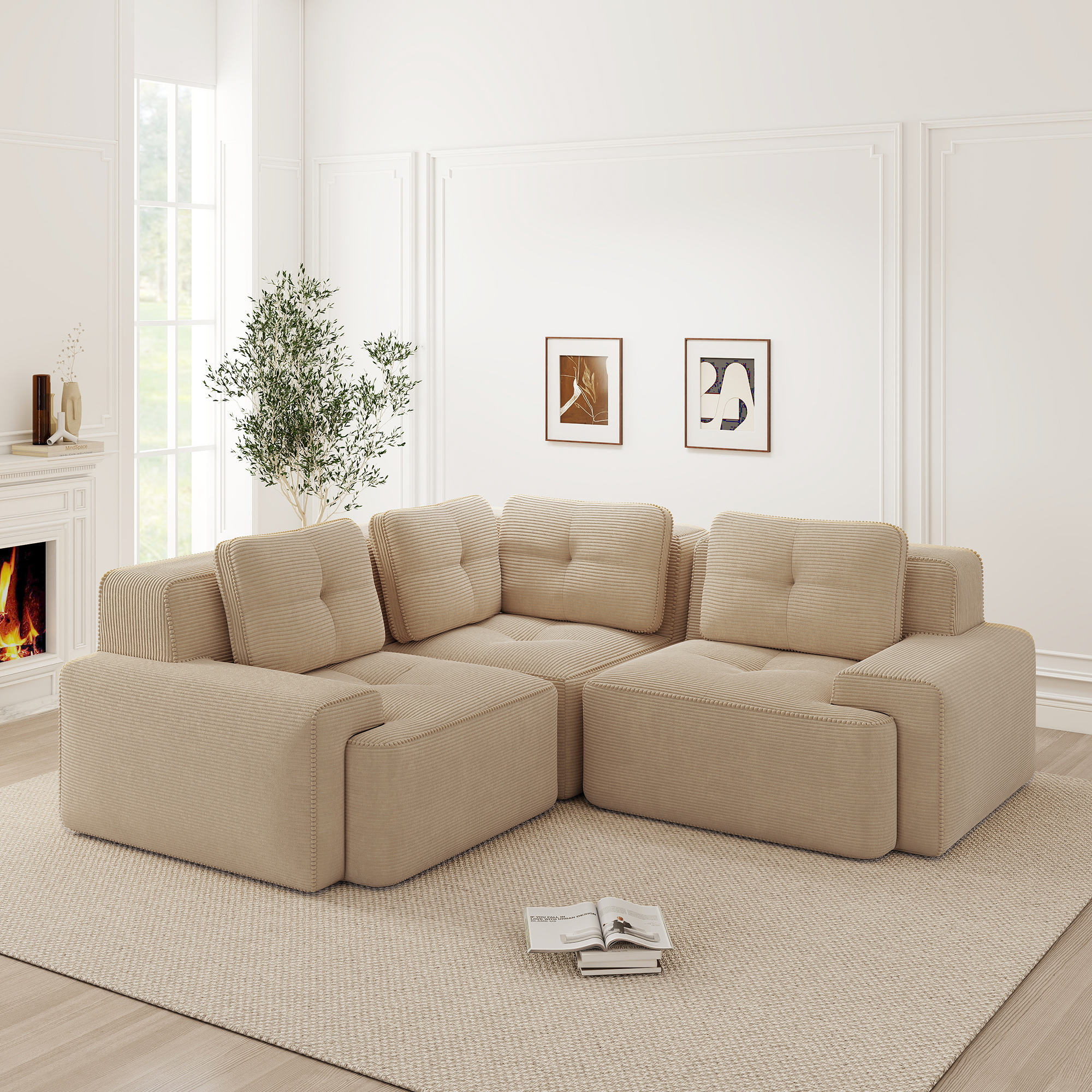 Rahmenloses Sofa für das Wohnzimmer, Bürosofa, mod