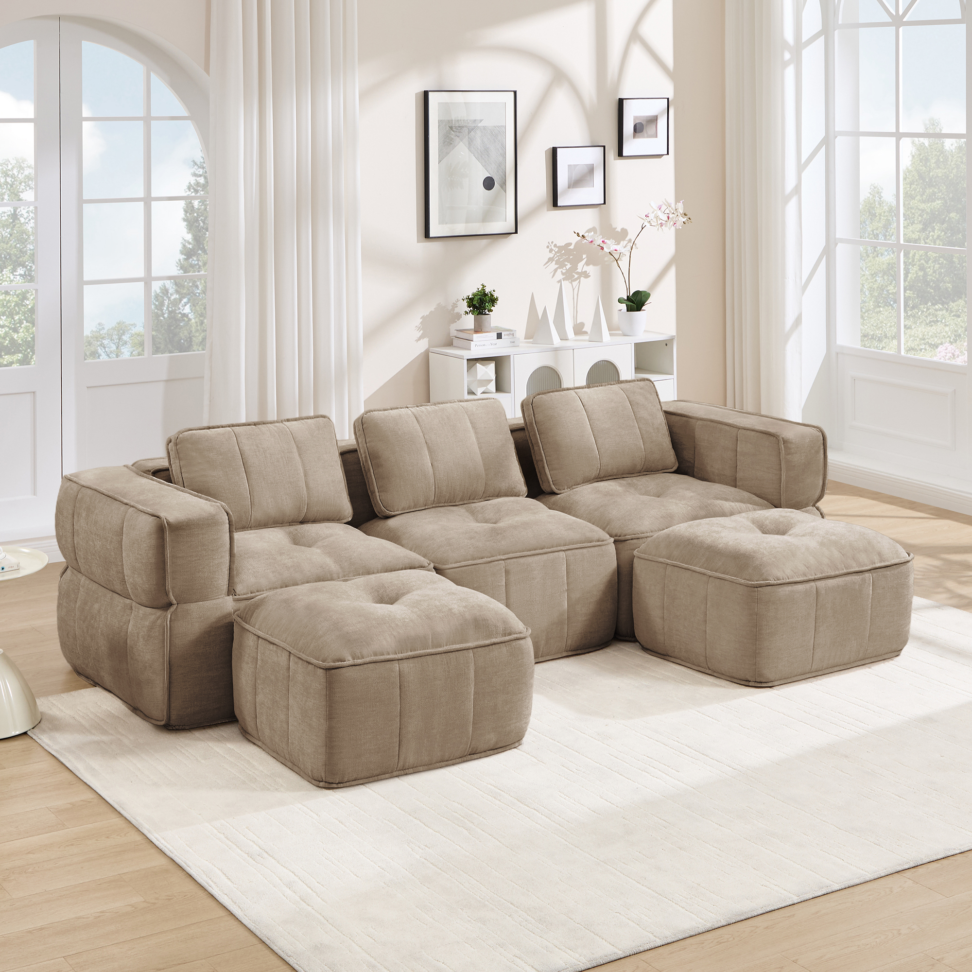 Canapé modulaire Sable - visuel 2