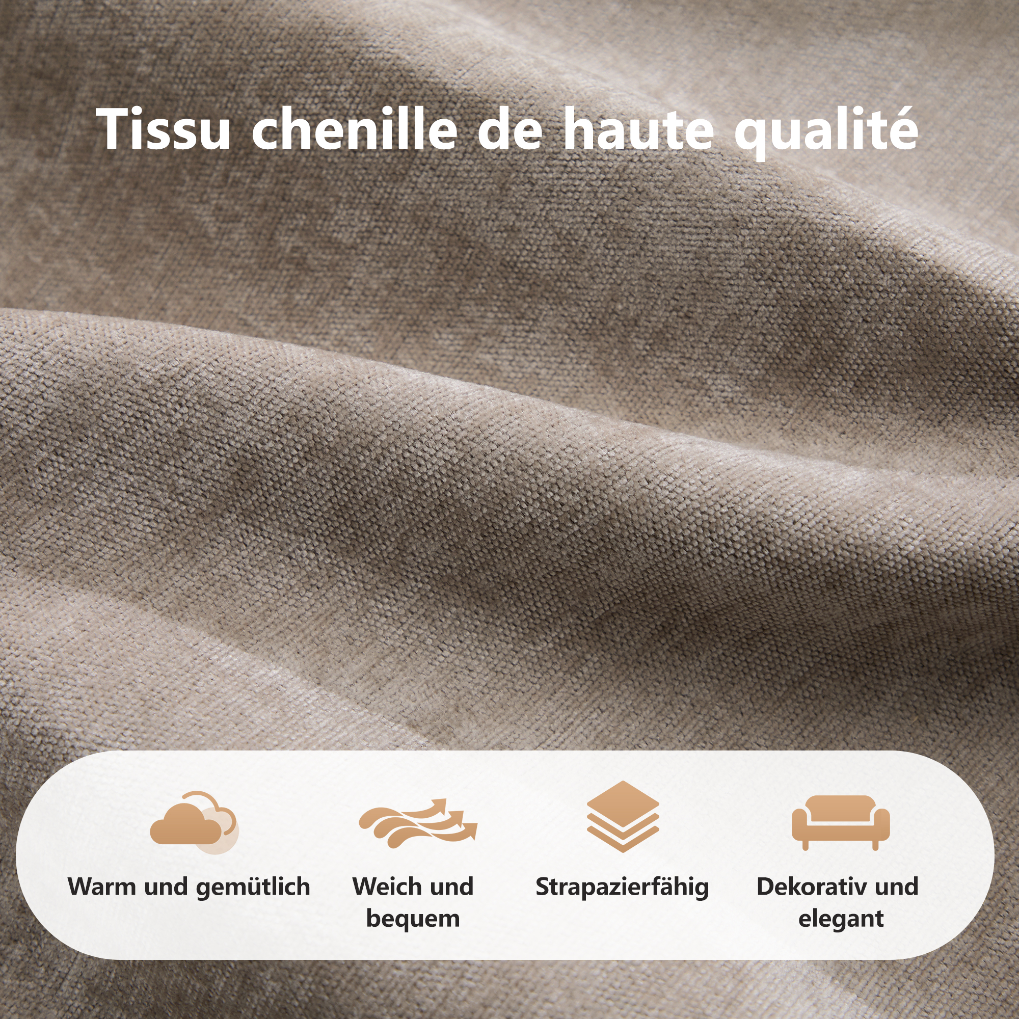 Détail du pouf