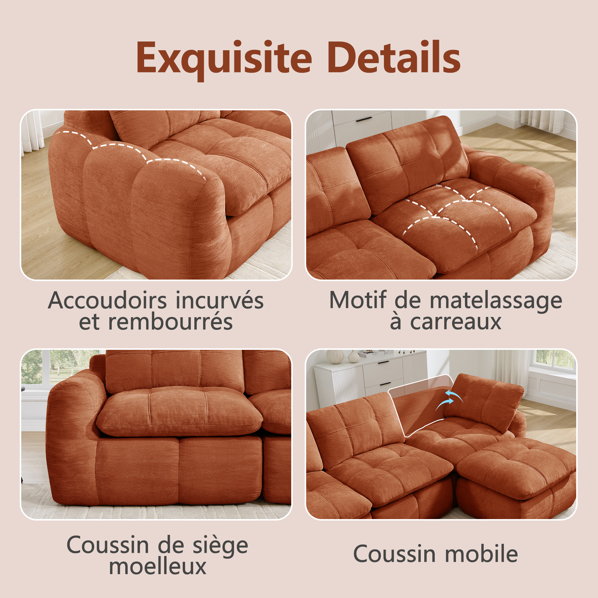 Présentation du canapé