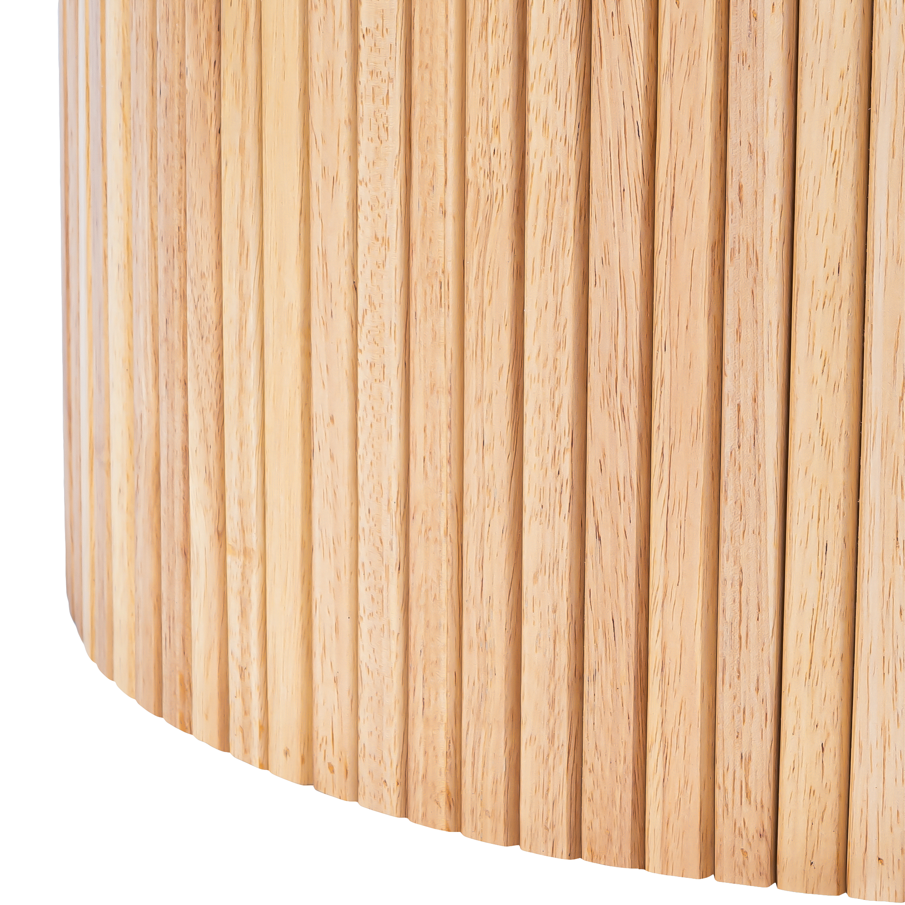 Table basse piédestale en MDF, finition bois, base rayures verticales, 2 tailles 35,4 et 23,6 pouces, hauteur basse, design gain de place, pour salon, assemblage facile, qualité durable - image 15
