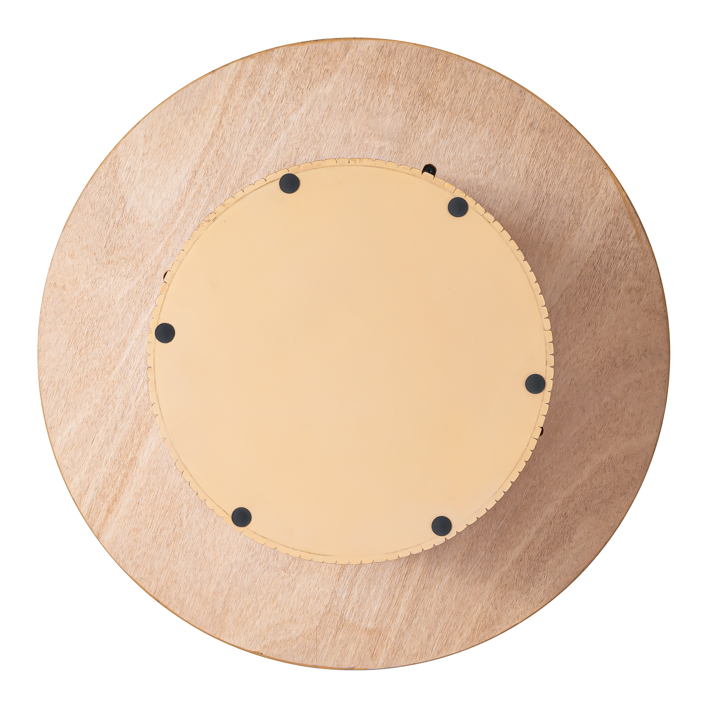 Table basse piédestale en MDF, finition bois, base rayures verticales, 2 tailles 35,4 et 23,6 pouces, hauteur basse, design gain de place, pour salon, assemblage facile, qualité durable - image 16