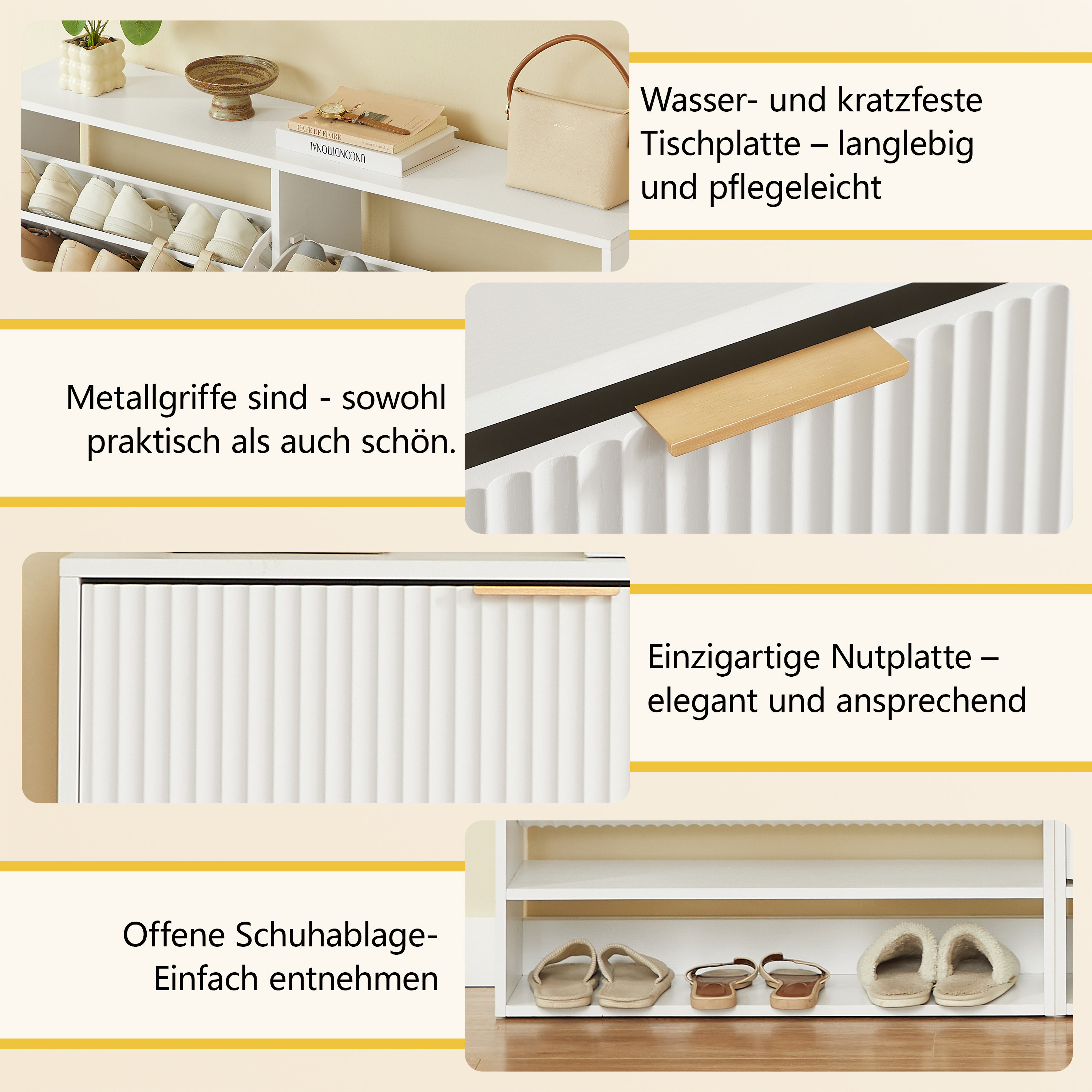 Présentation du meuble à chaussures