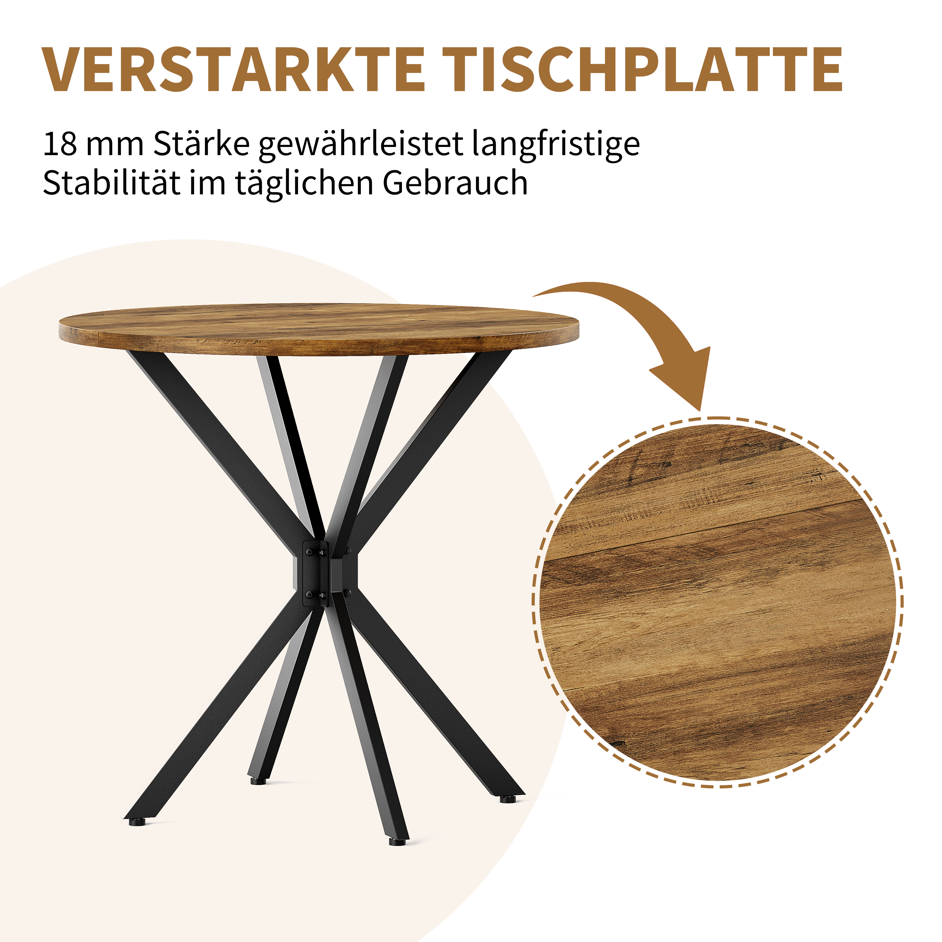 Détail du table à manger