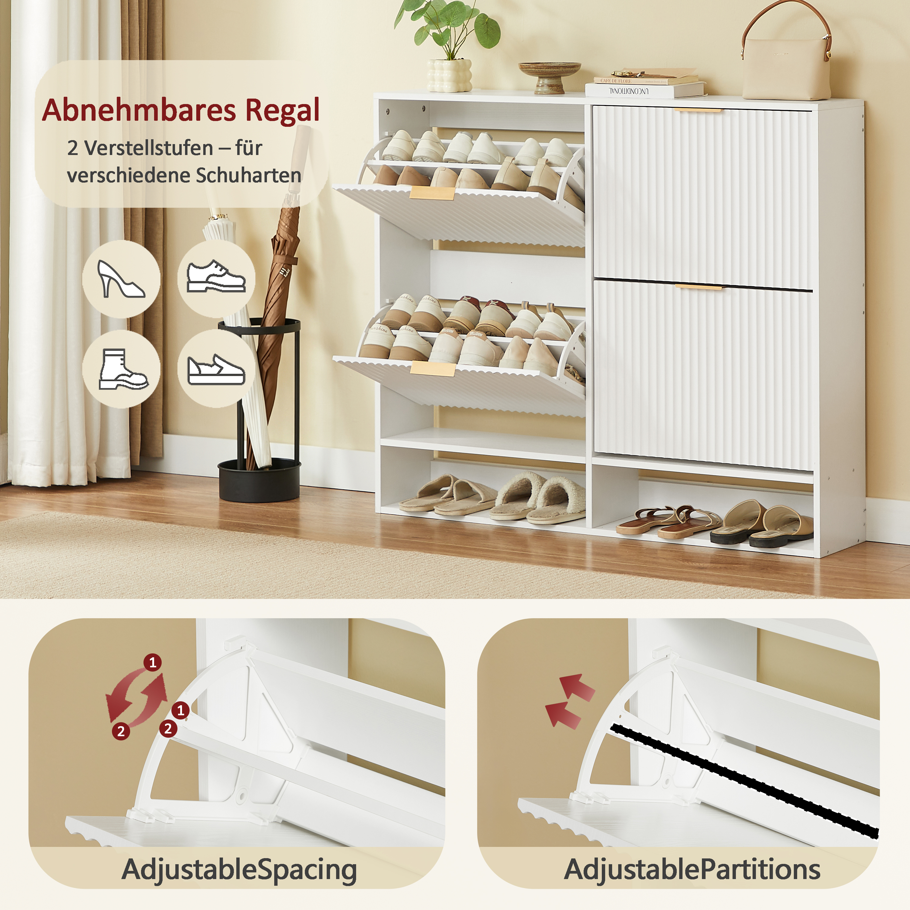 Présentation du meuble à chaussures