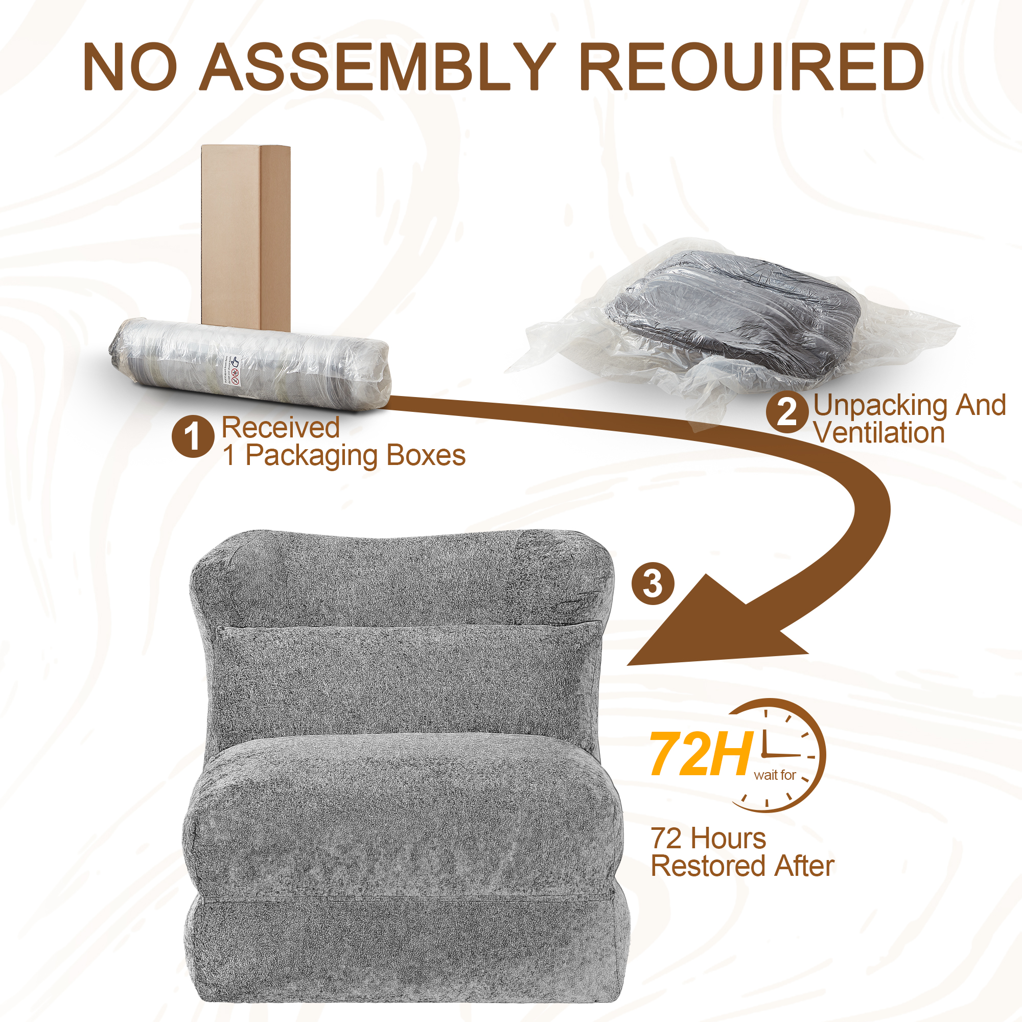 Knochenloses Sofa-Kombinationssitz,Modisches Desig