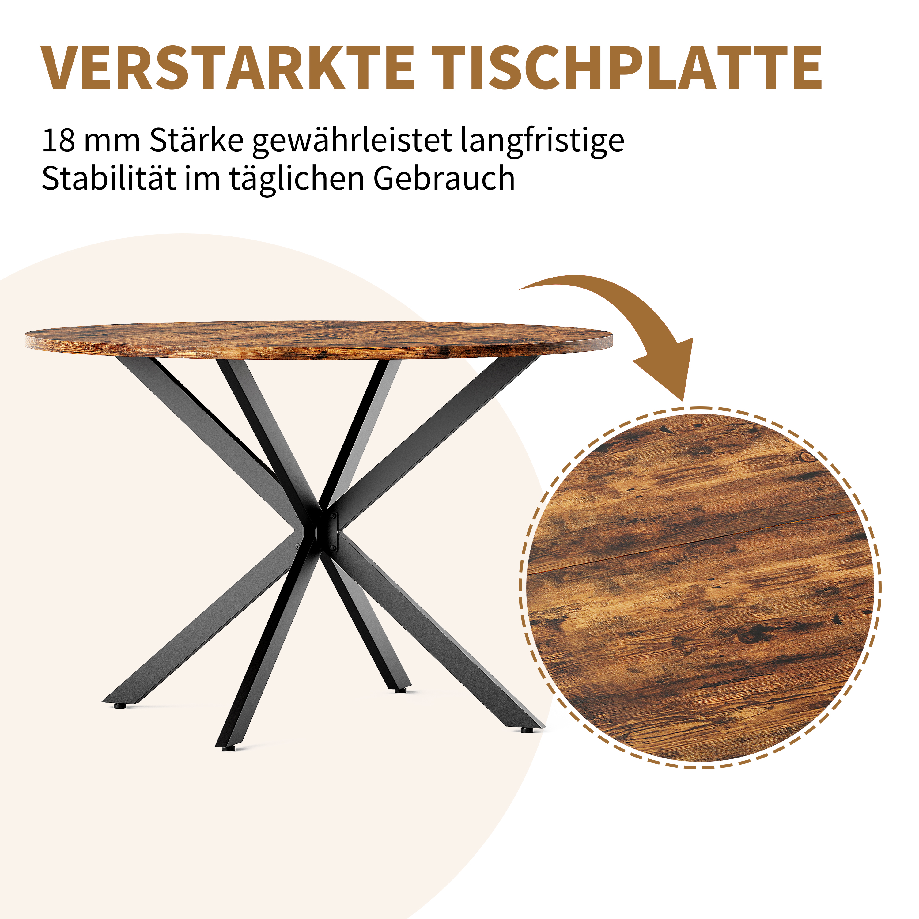 Détail du table à manger
