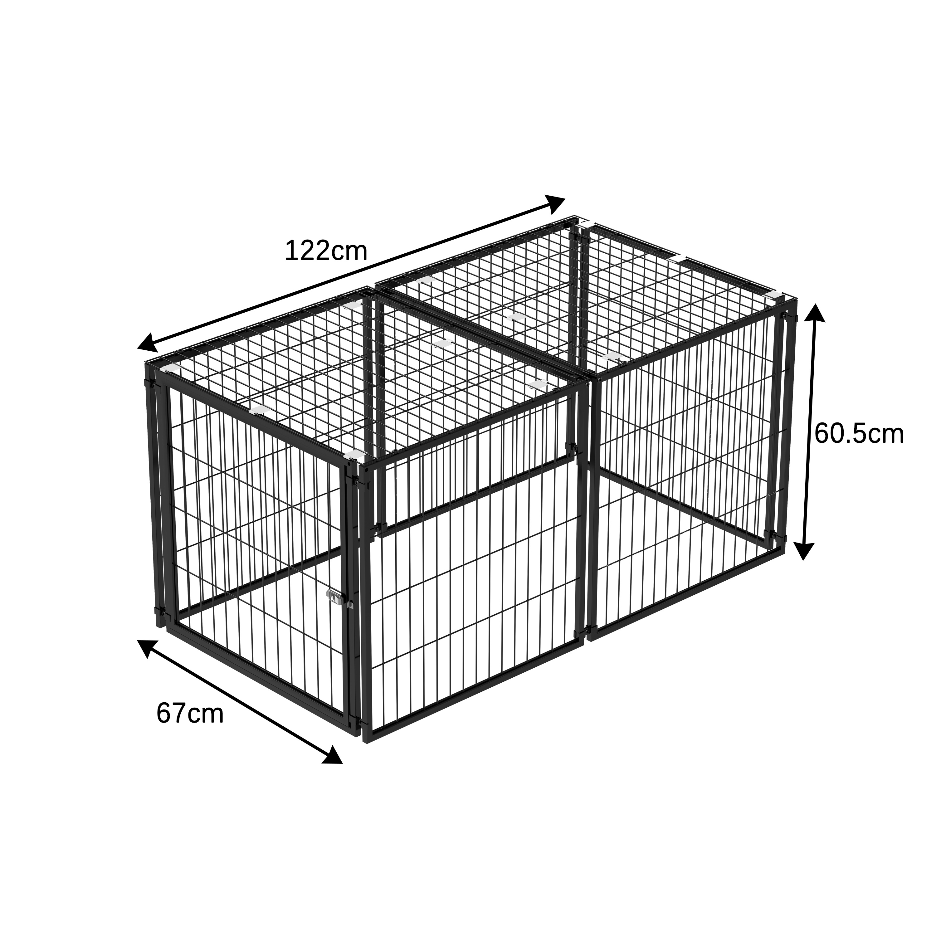 Dimensions du enclos extérieur