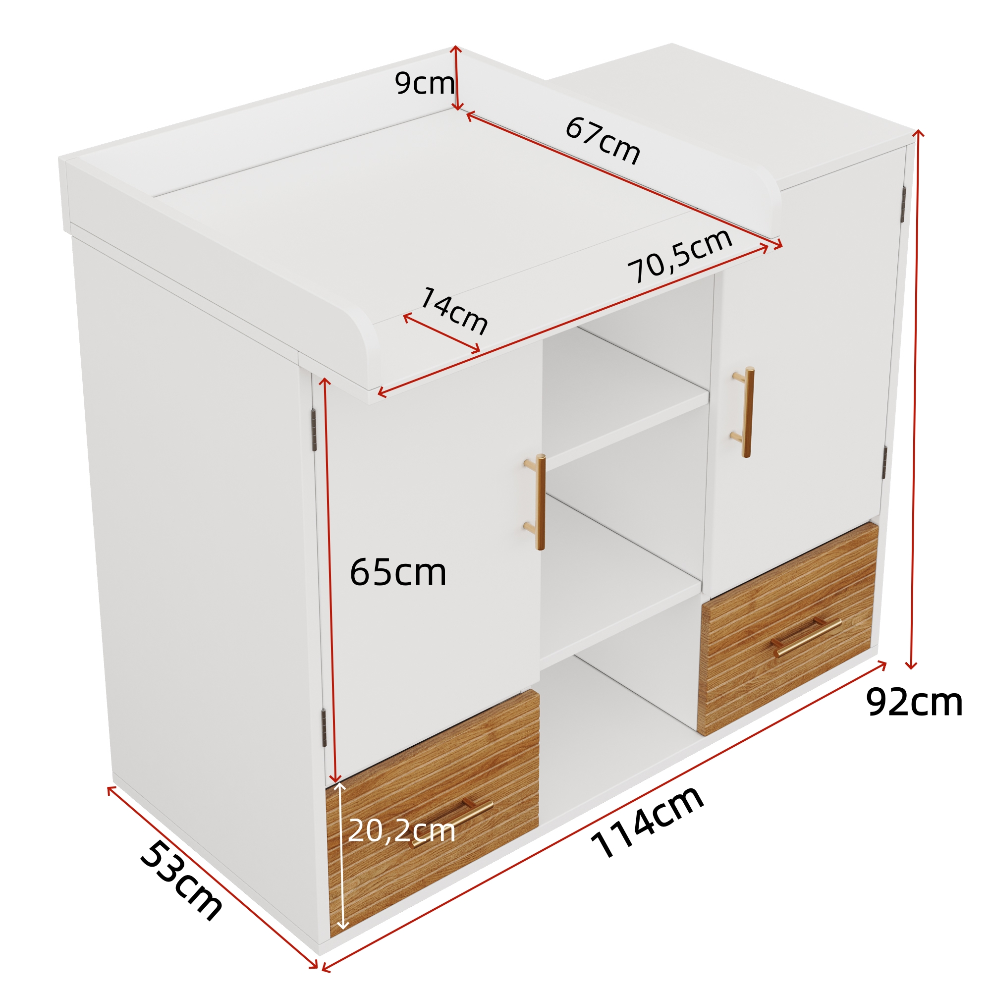 Dimensions du mobilier enfant