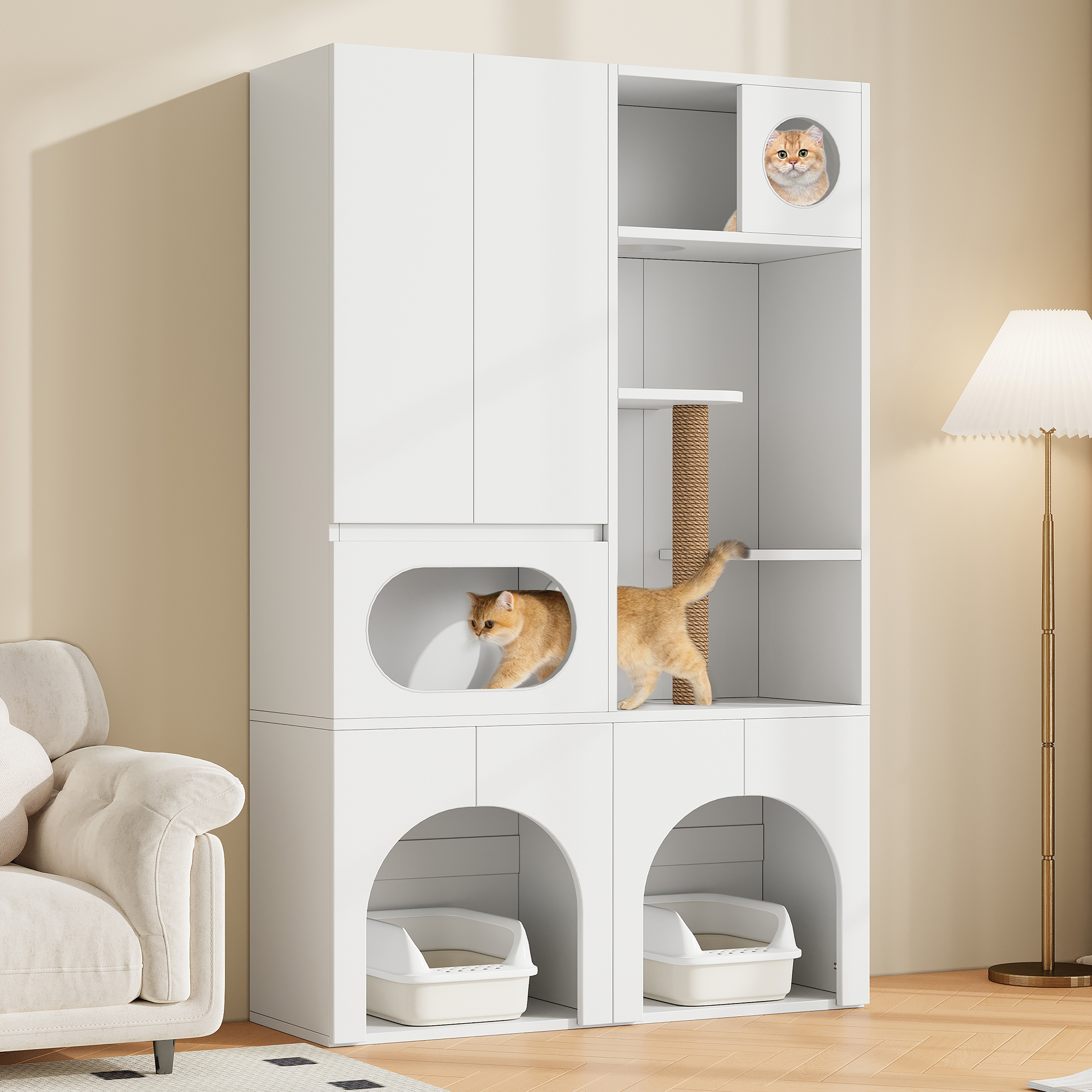 Détail du couchage rembourré