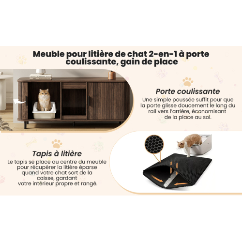 aspect noyer et pieds métal