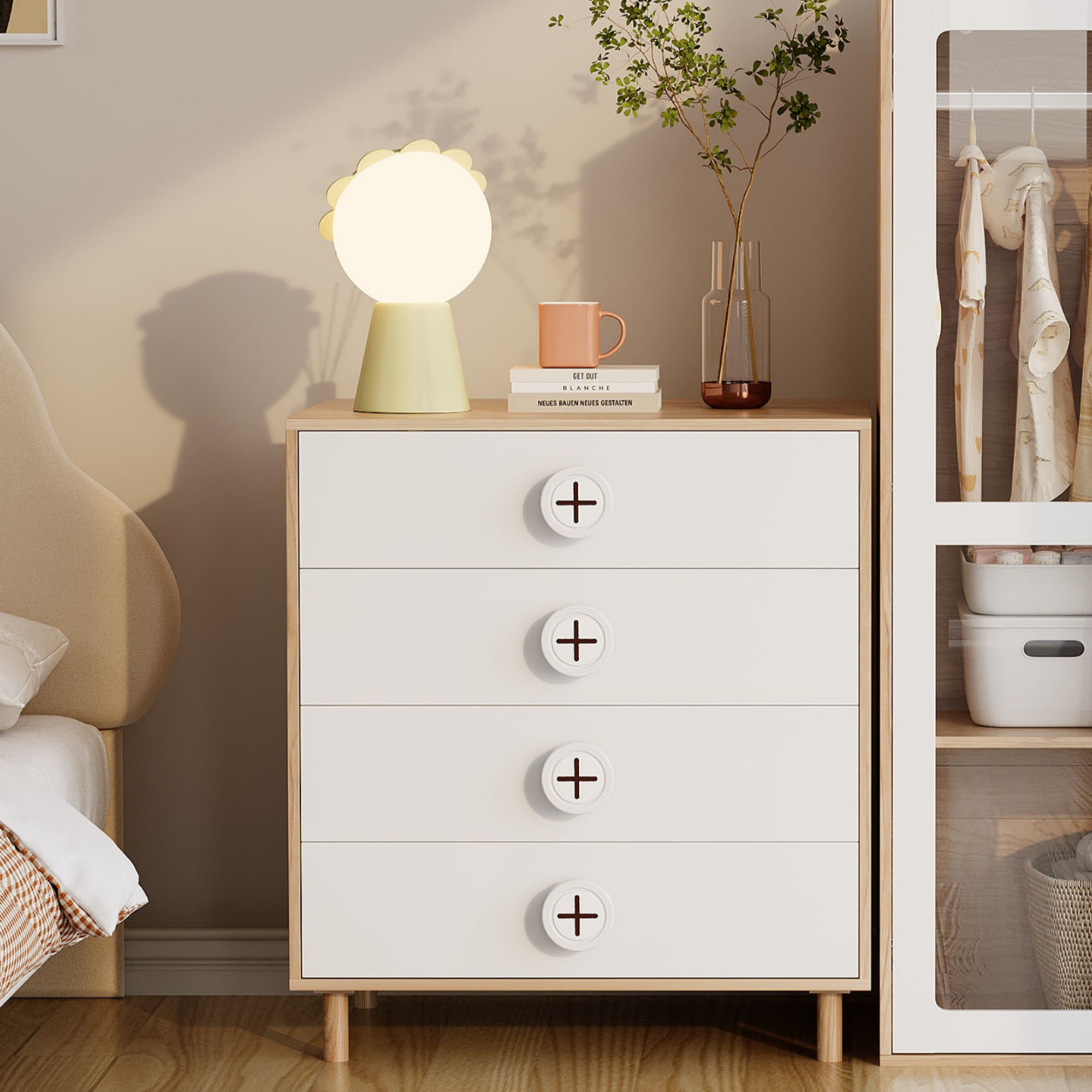 Détail du armoire ou commode