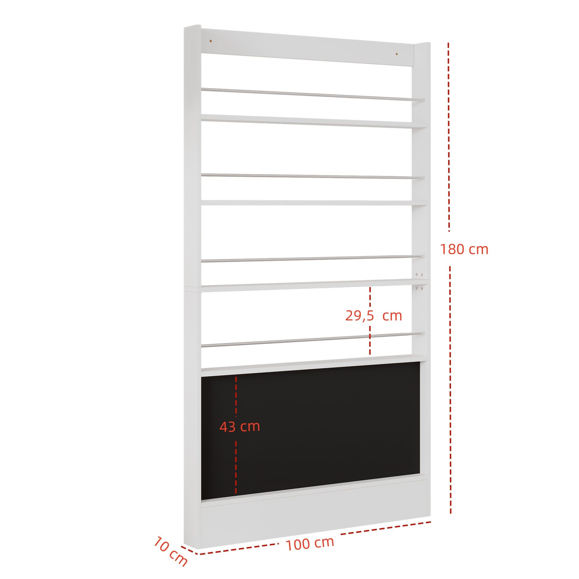 Dimensions du bibliothèque