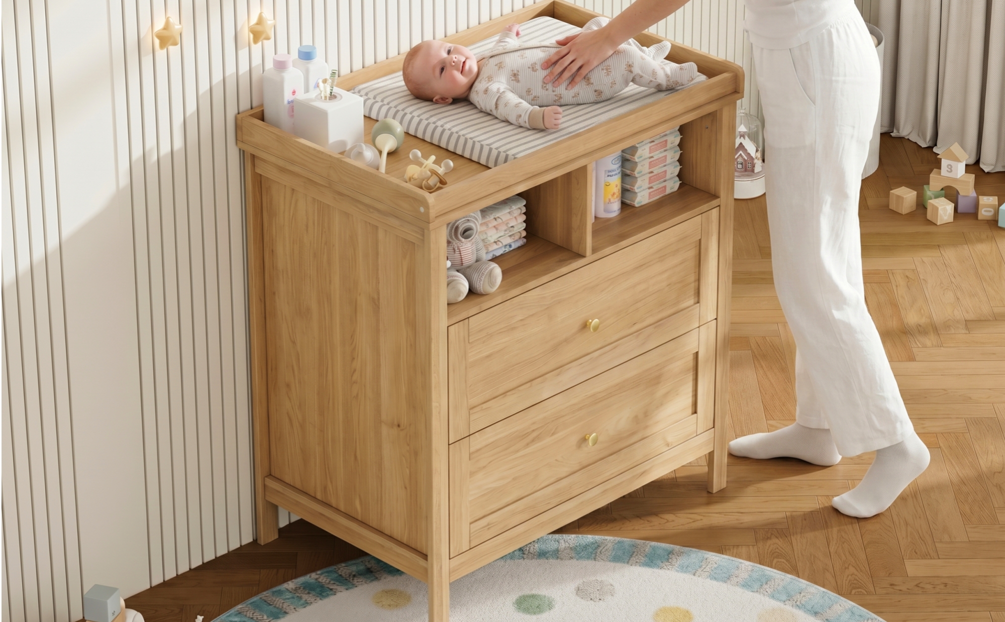 Détail du mobilier enfant