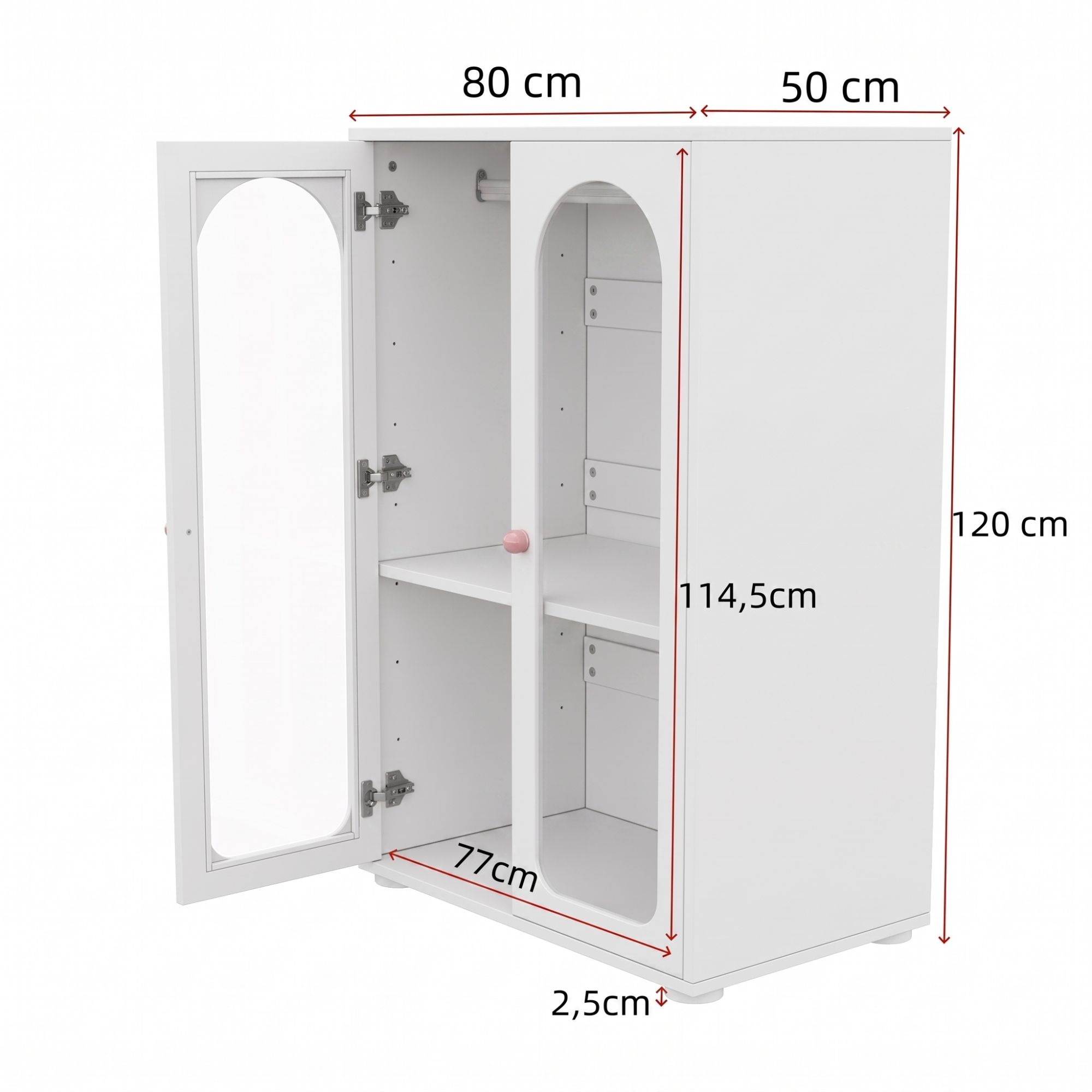 Armoire enfant blanche avec rangement