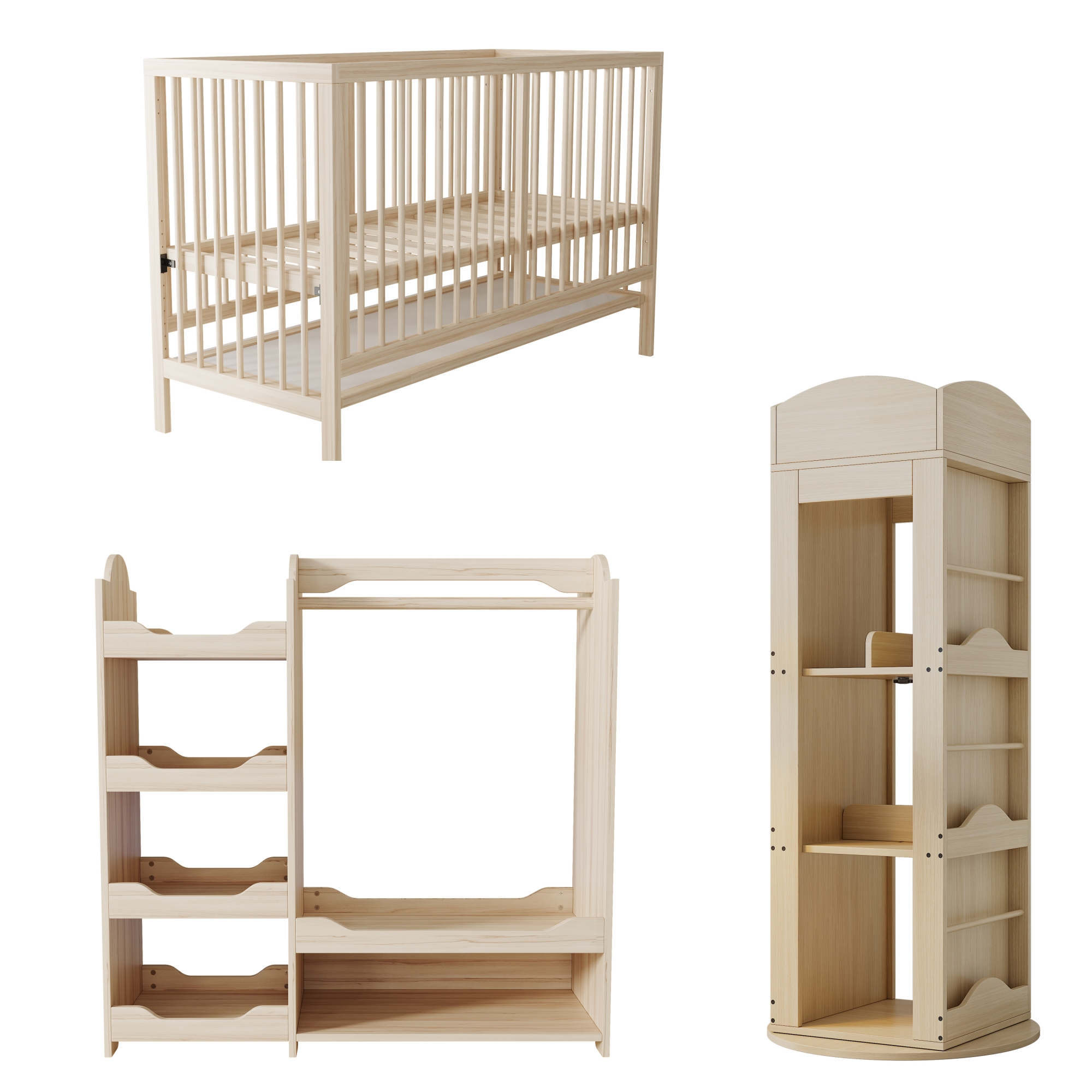 Détail du ensemble de mobilier enfant