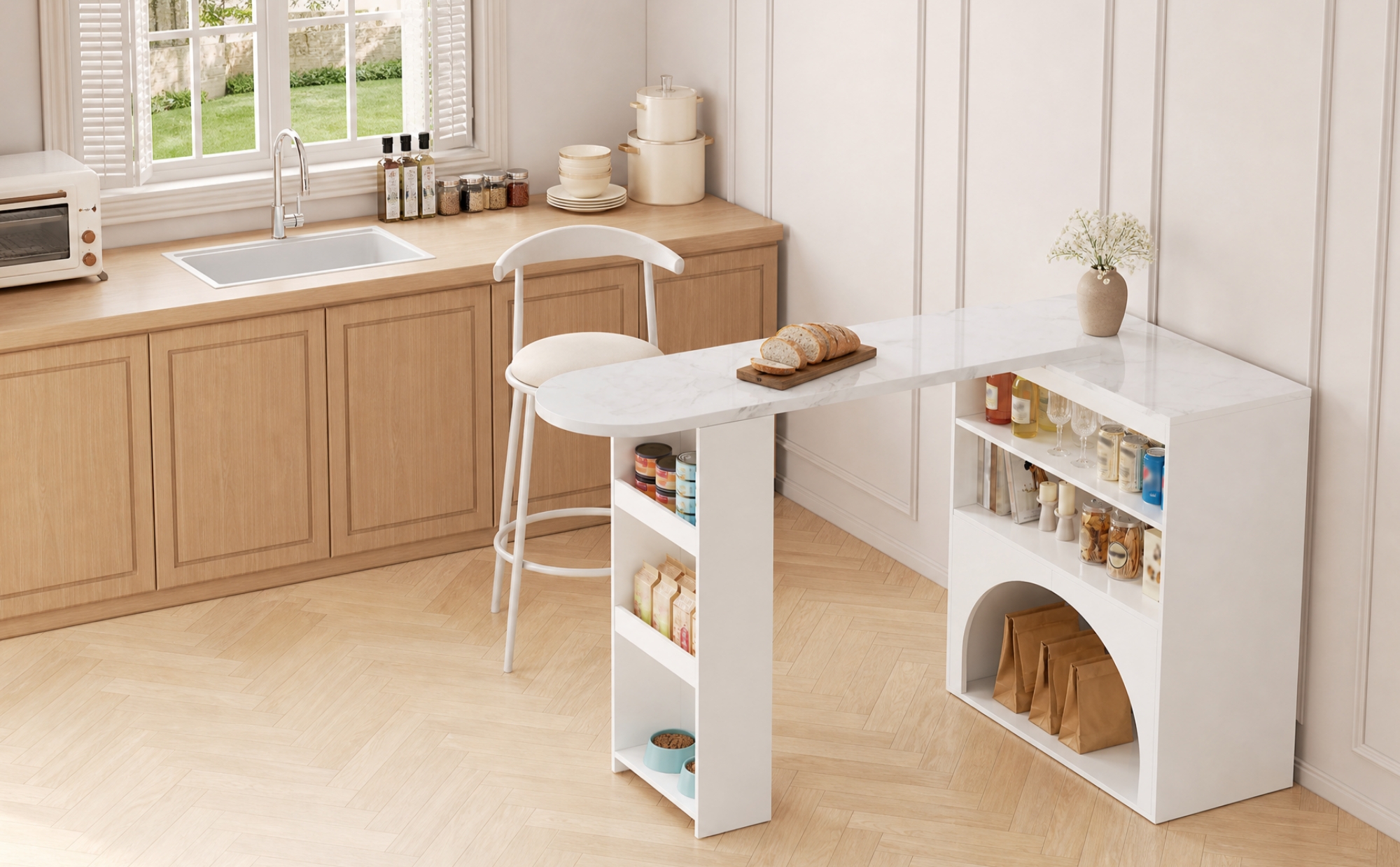 Détail du table à manger