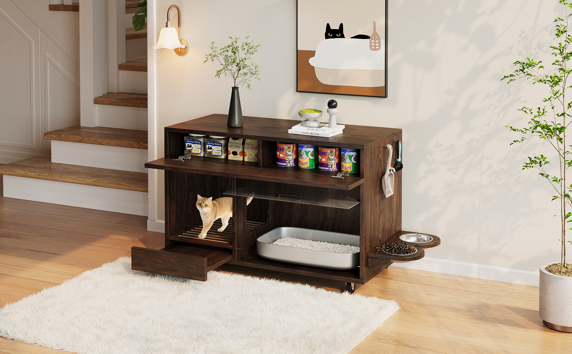 Ensemble déco avec plantes