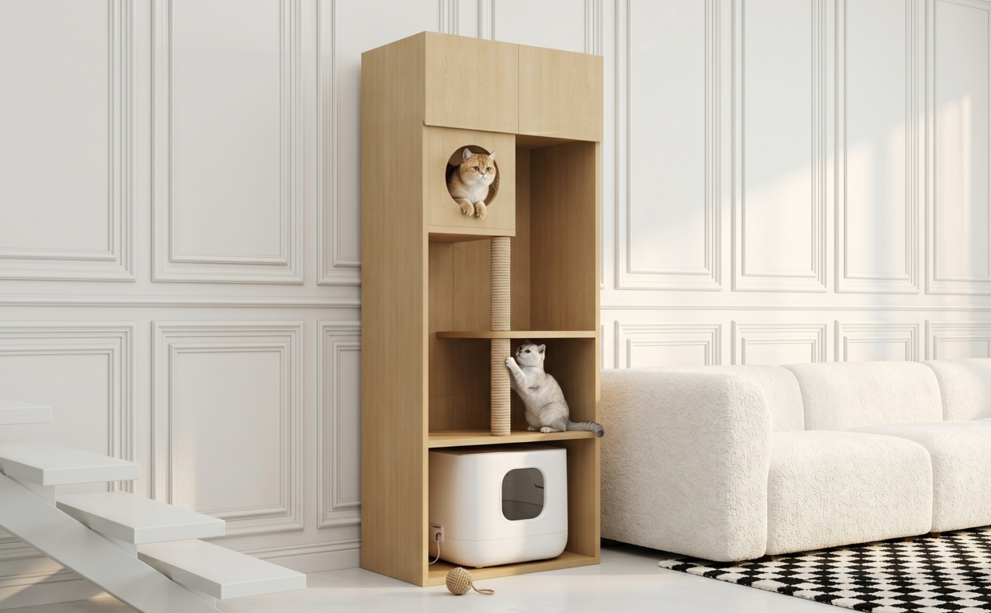 Présentation du couchage rembourré