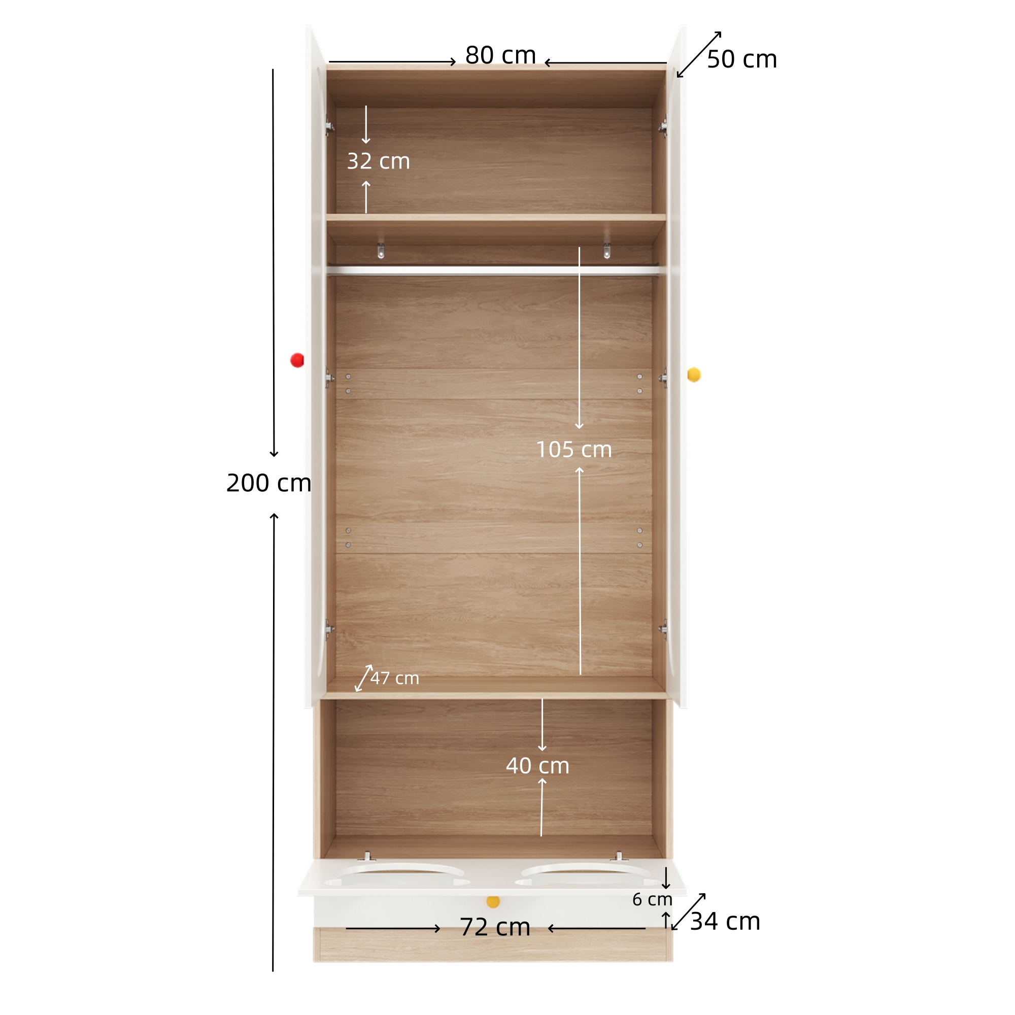 Dimensions du armoire