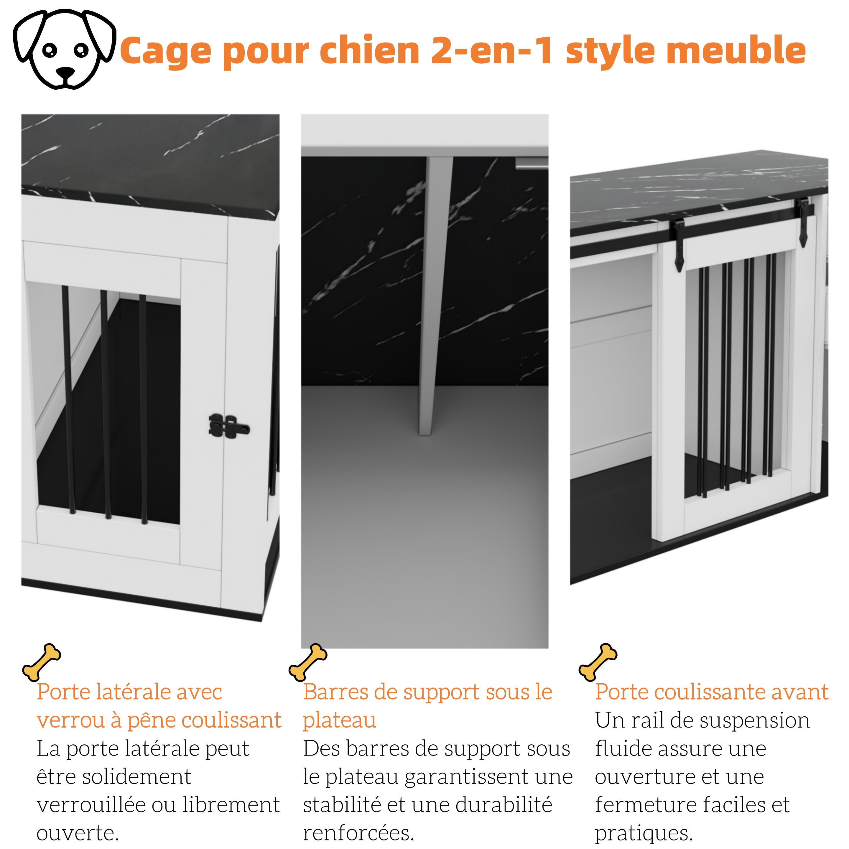 Détail du table d'appoint