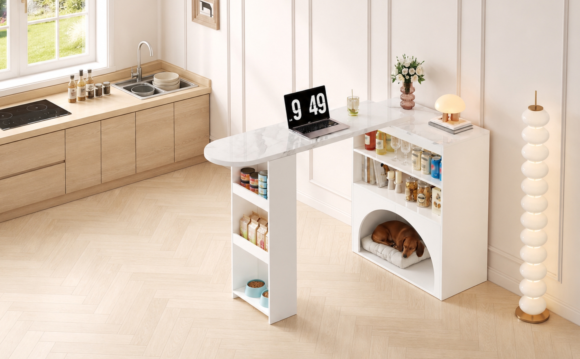 Détail du table à manger