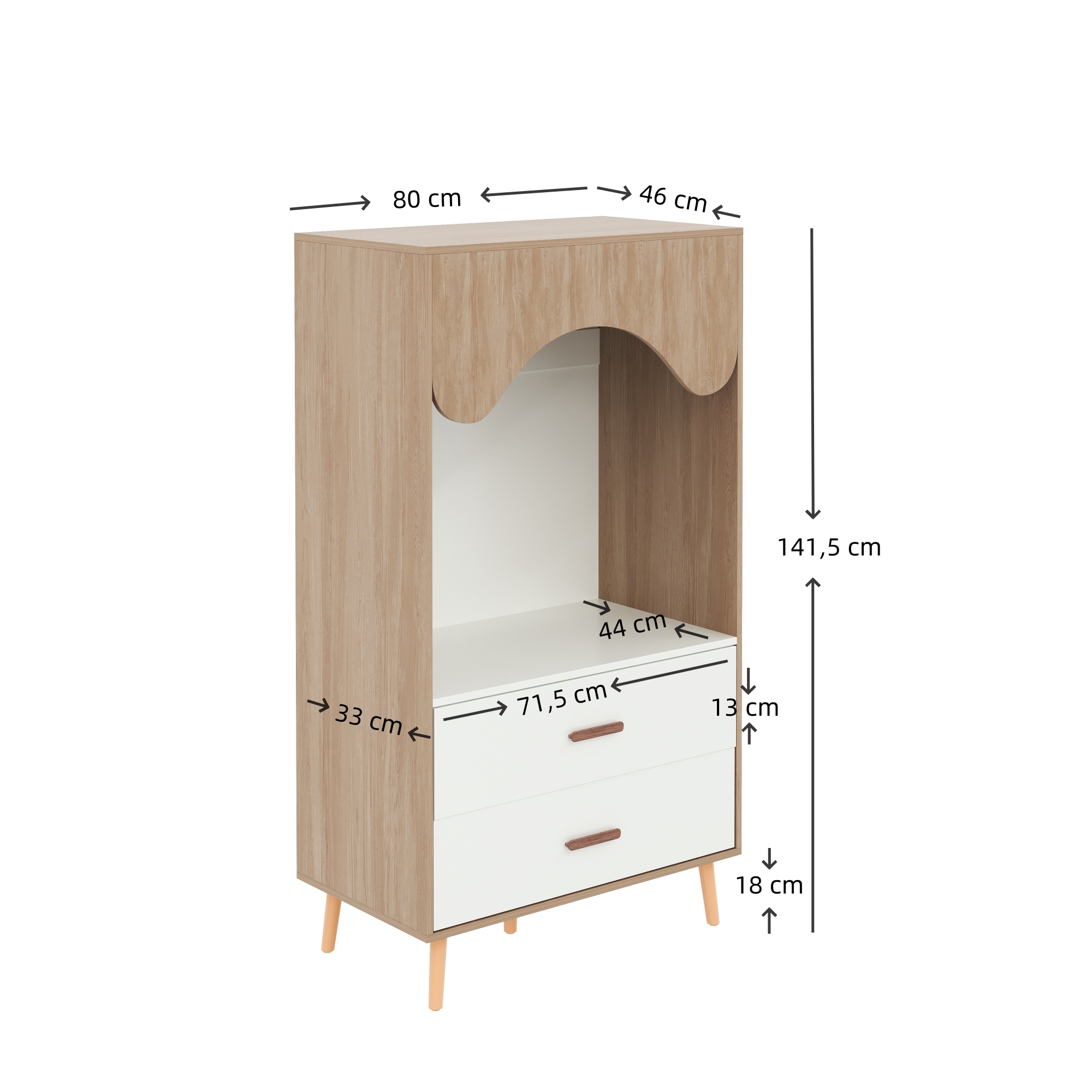 Dimensions du armoire