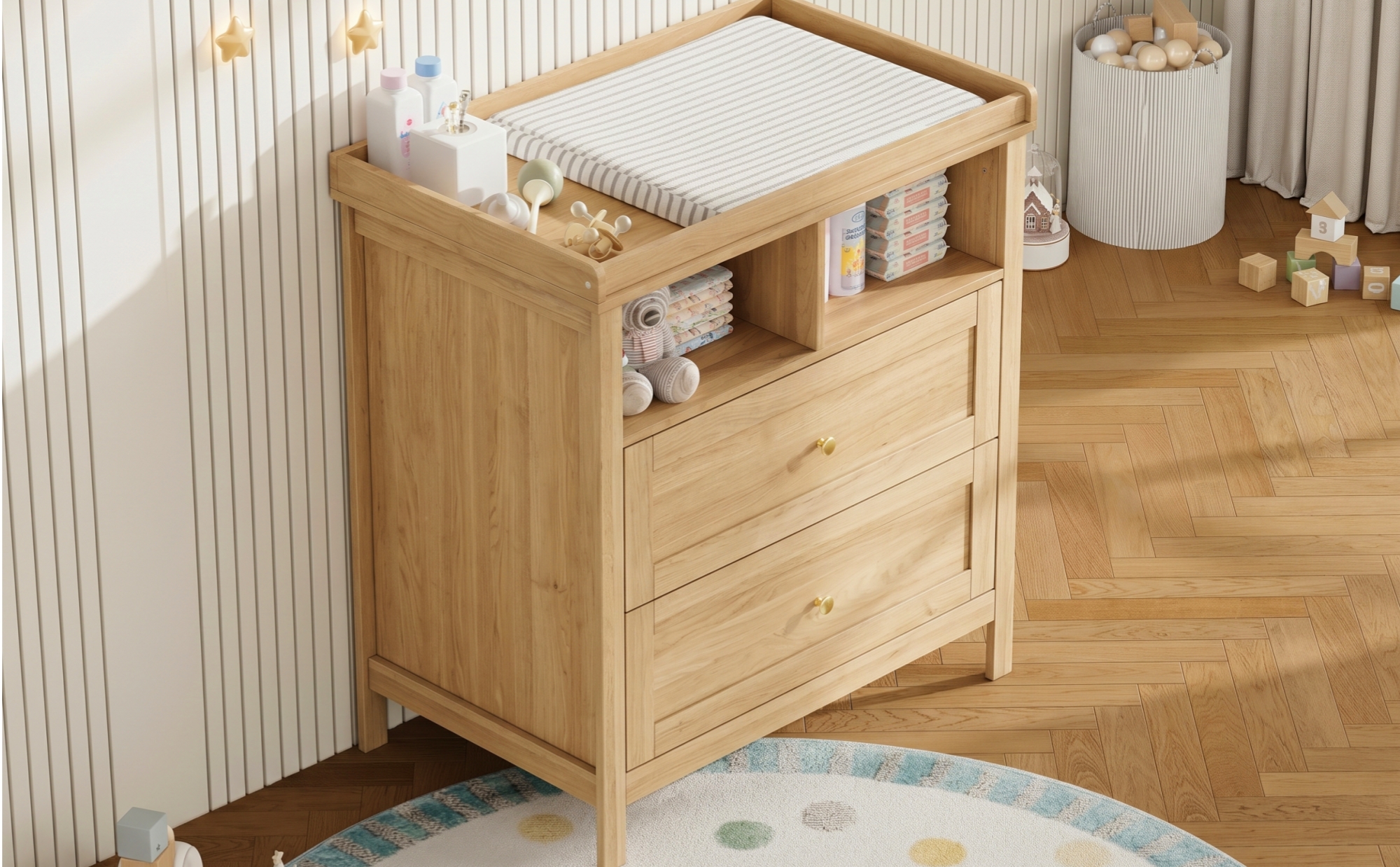 Détail du mobilier enfant