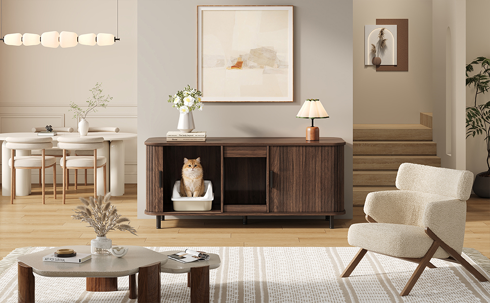 Tapis posé à l’intérieur du meuble