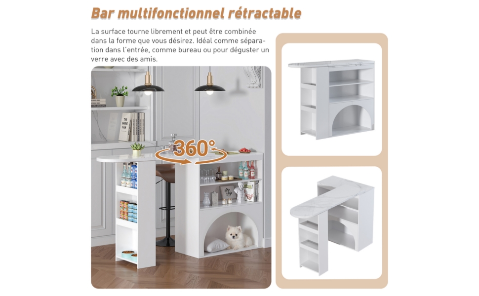 Présentation du table à manger