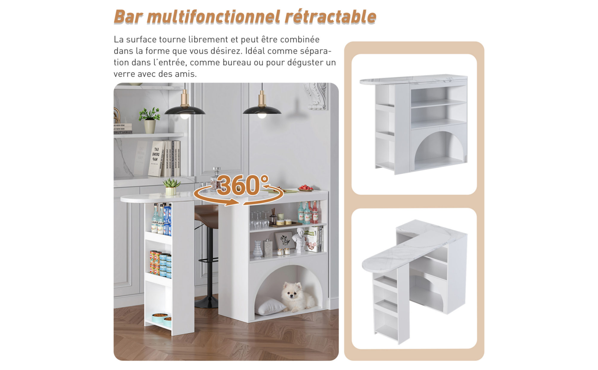 Présentation du table à manger