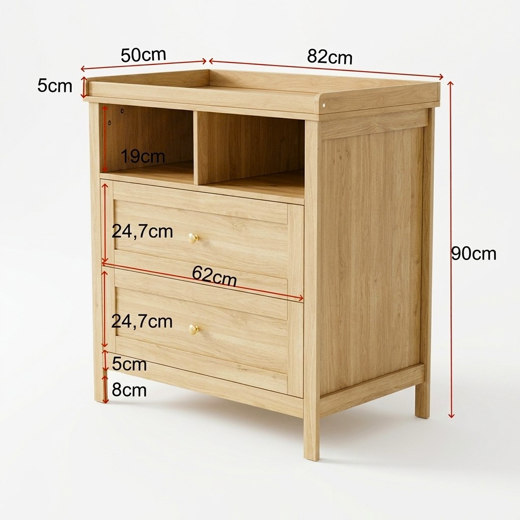 Dimensions du mobilier enfant