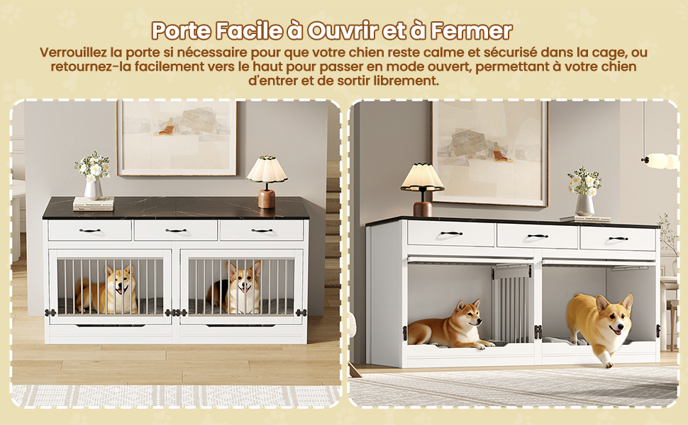 Présentation du couchage rembourré