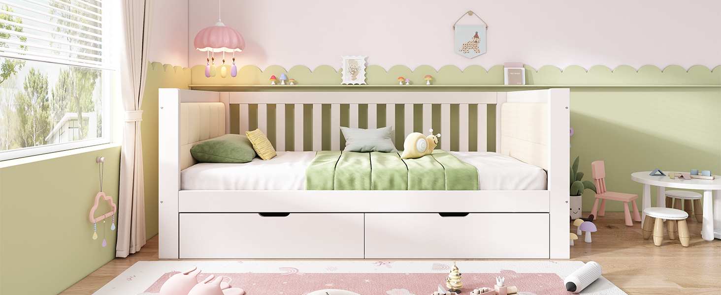 Détail du lit banquette