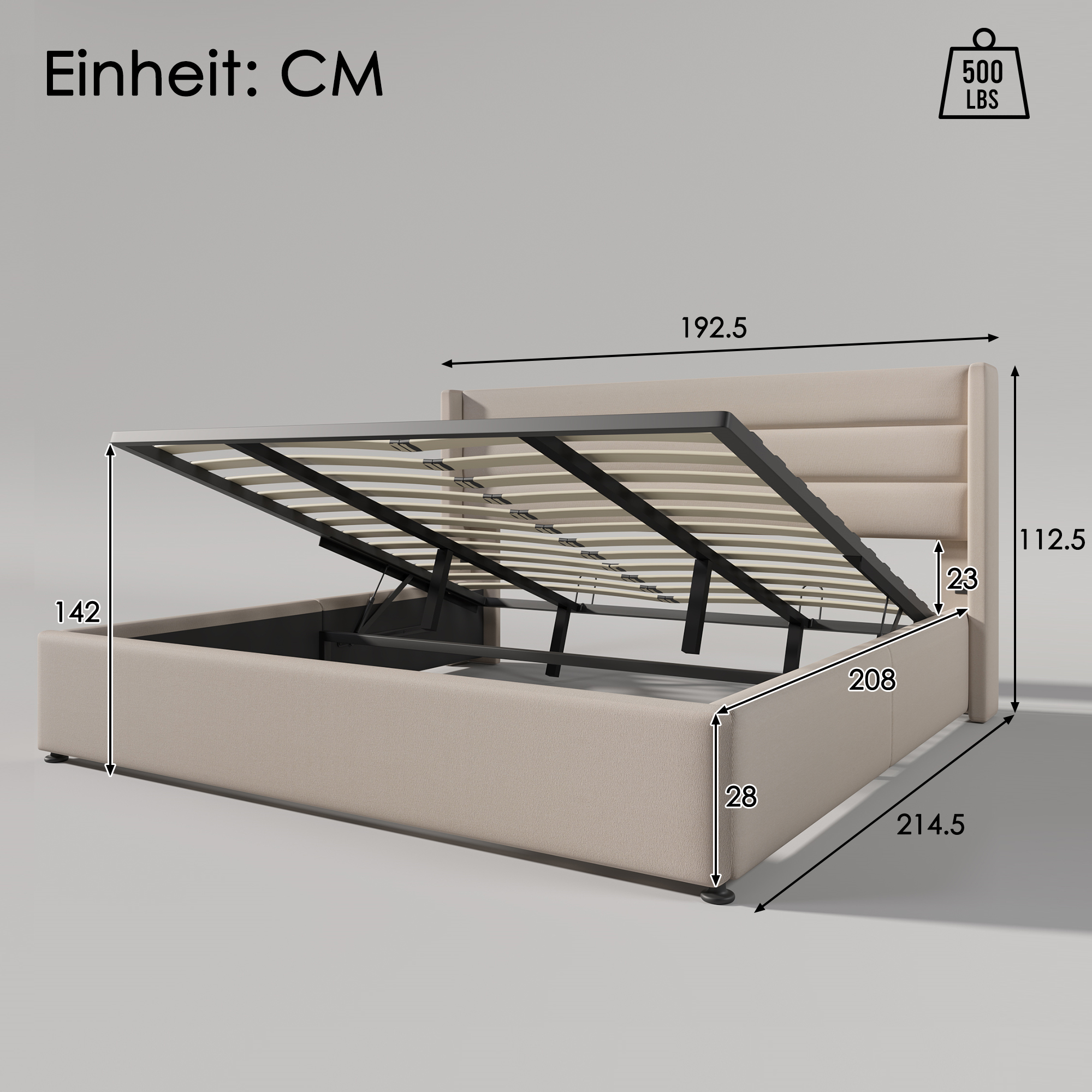Bett 180x200