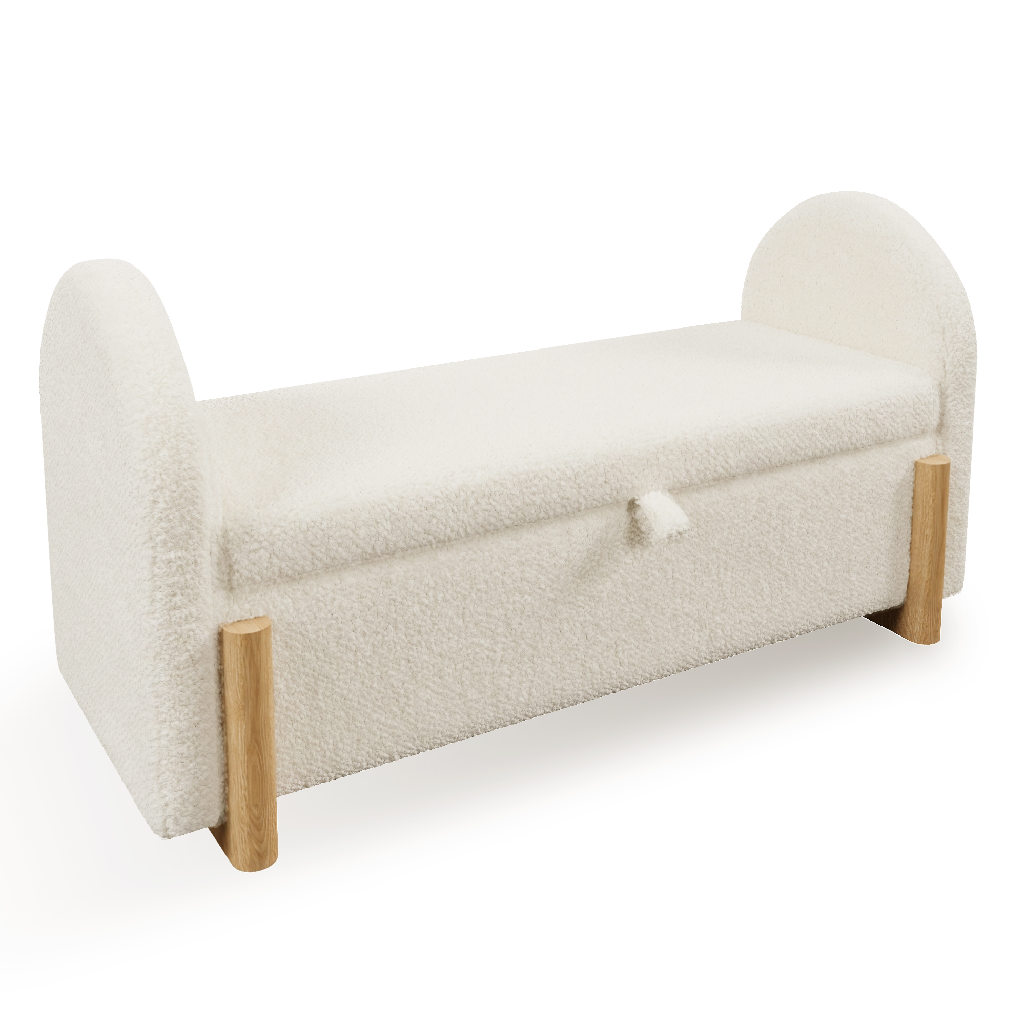 détail tissu bouclé