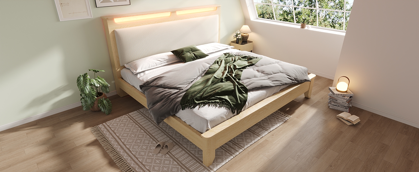 Détail du lit double