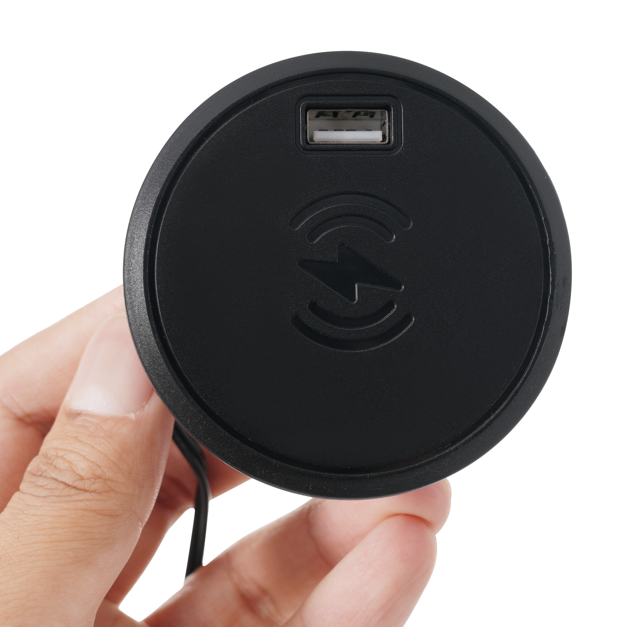 Einzelbett  mit Kabellosem Laden USB C, Polsterbet
