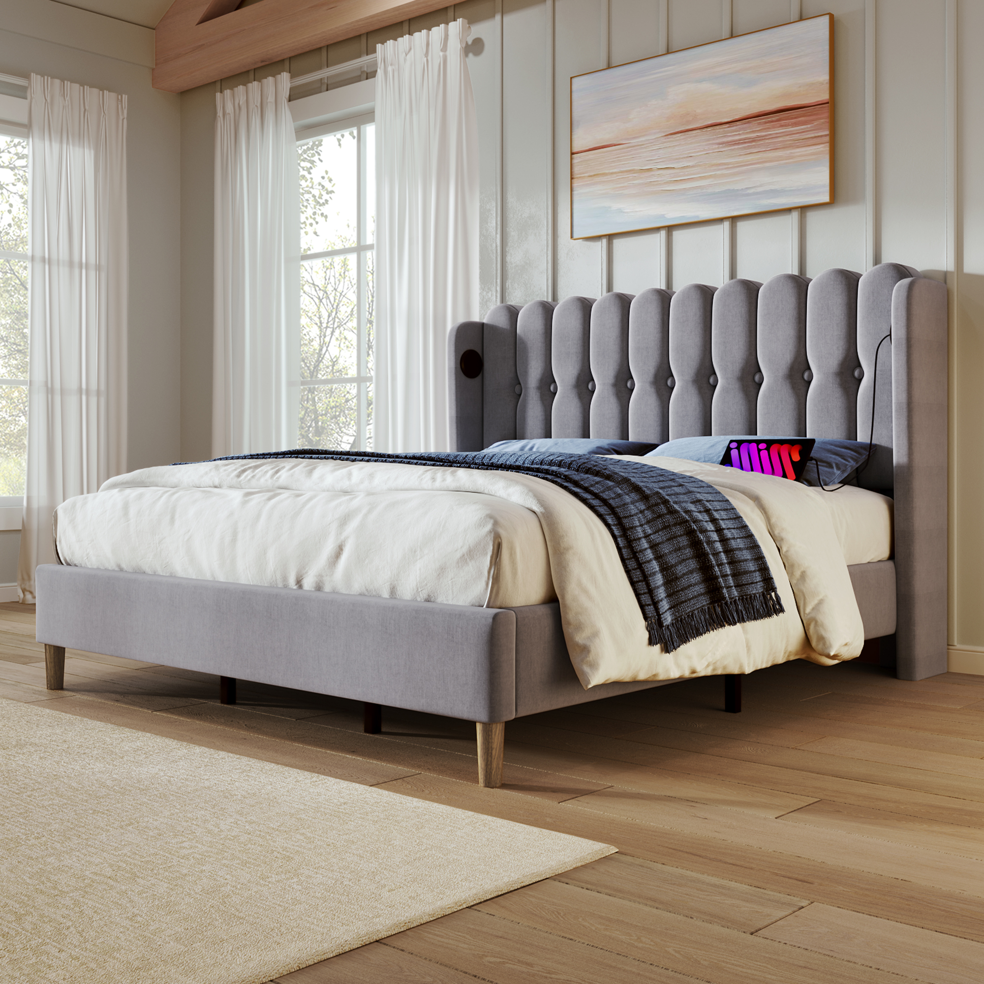 recharger smartphone et tablette directement au lit sans se lever