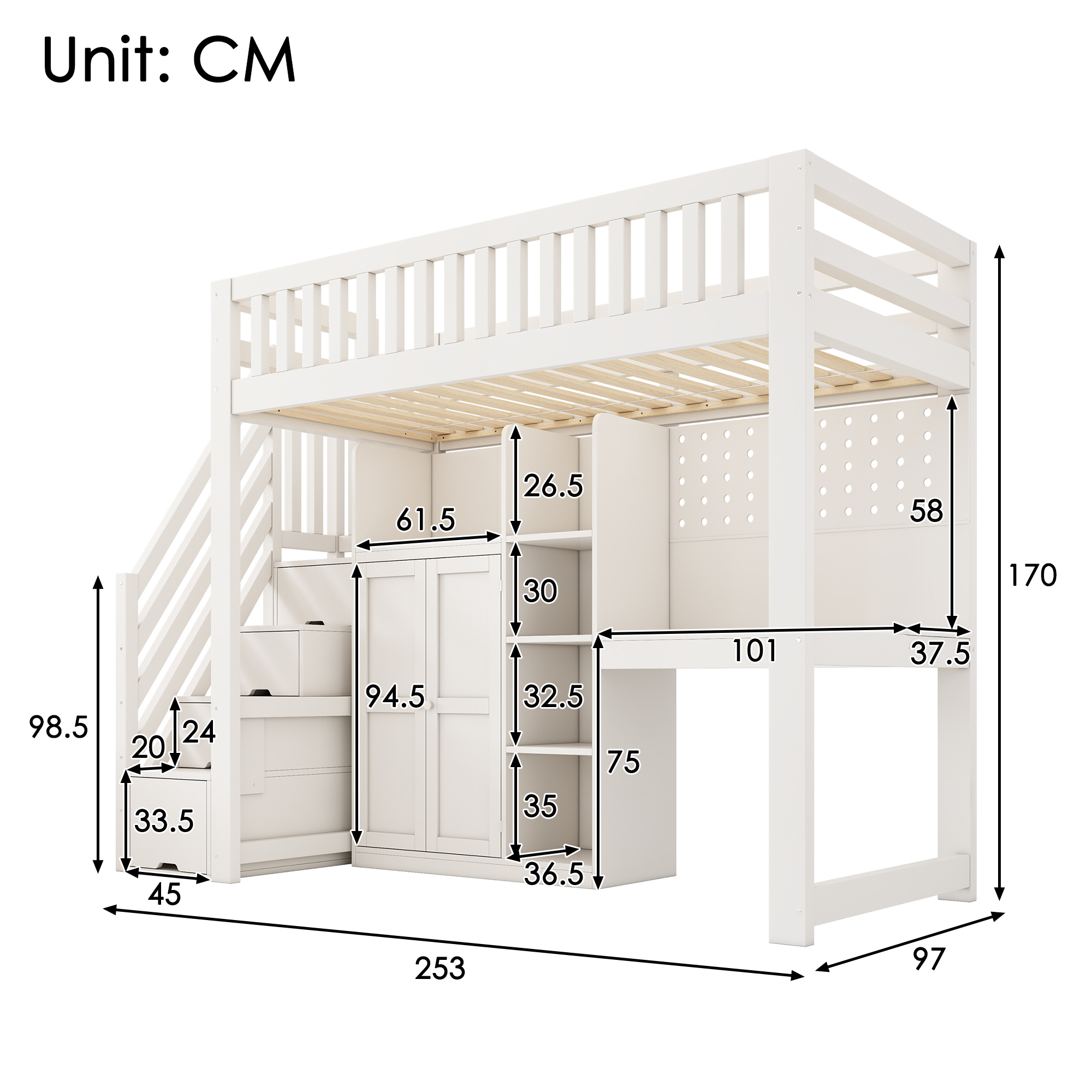 Plan dimensions lit mezzanine